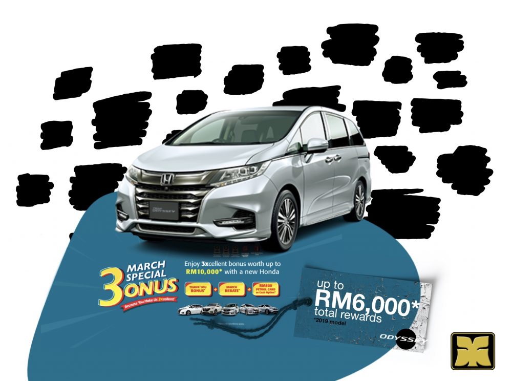 Master Stroke Yong Ming Motor Honda March Bonus Odyssey