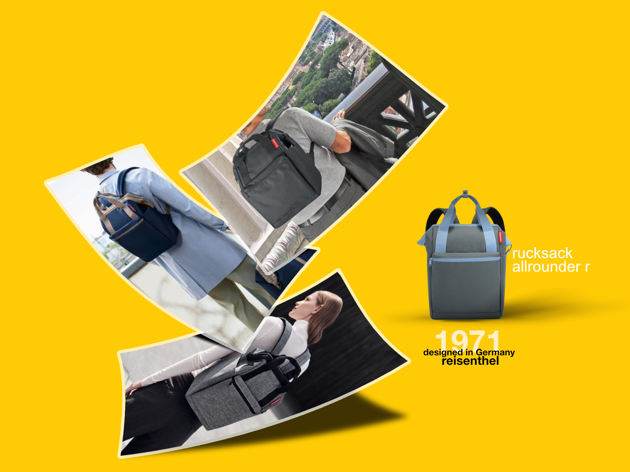 Yellow Fever Reisenthel Singapore Rucksack Allrounder R