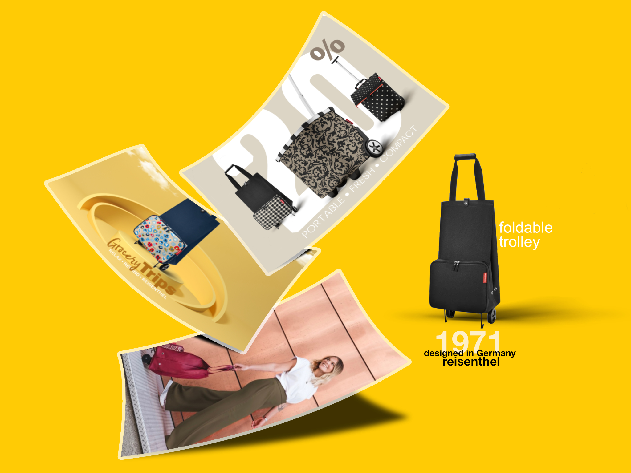 Yellow Fever Reisenthel Singapore Foldable Trolley