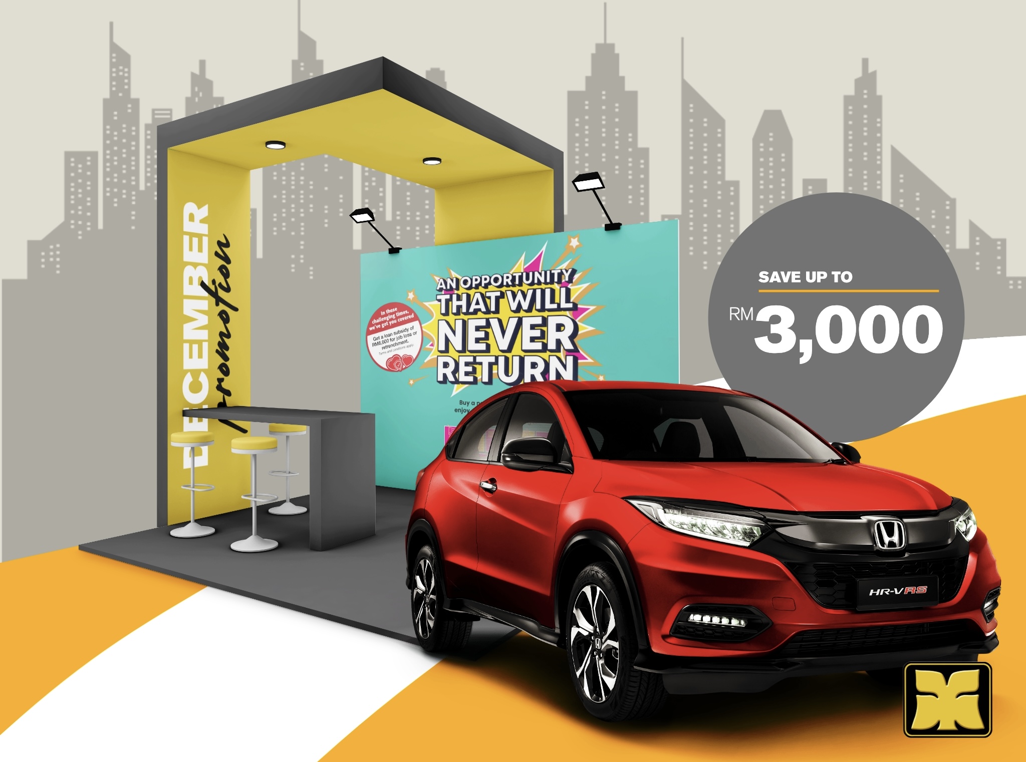 The Bystander Yong Ming Motor New Honda HRV Malaysia