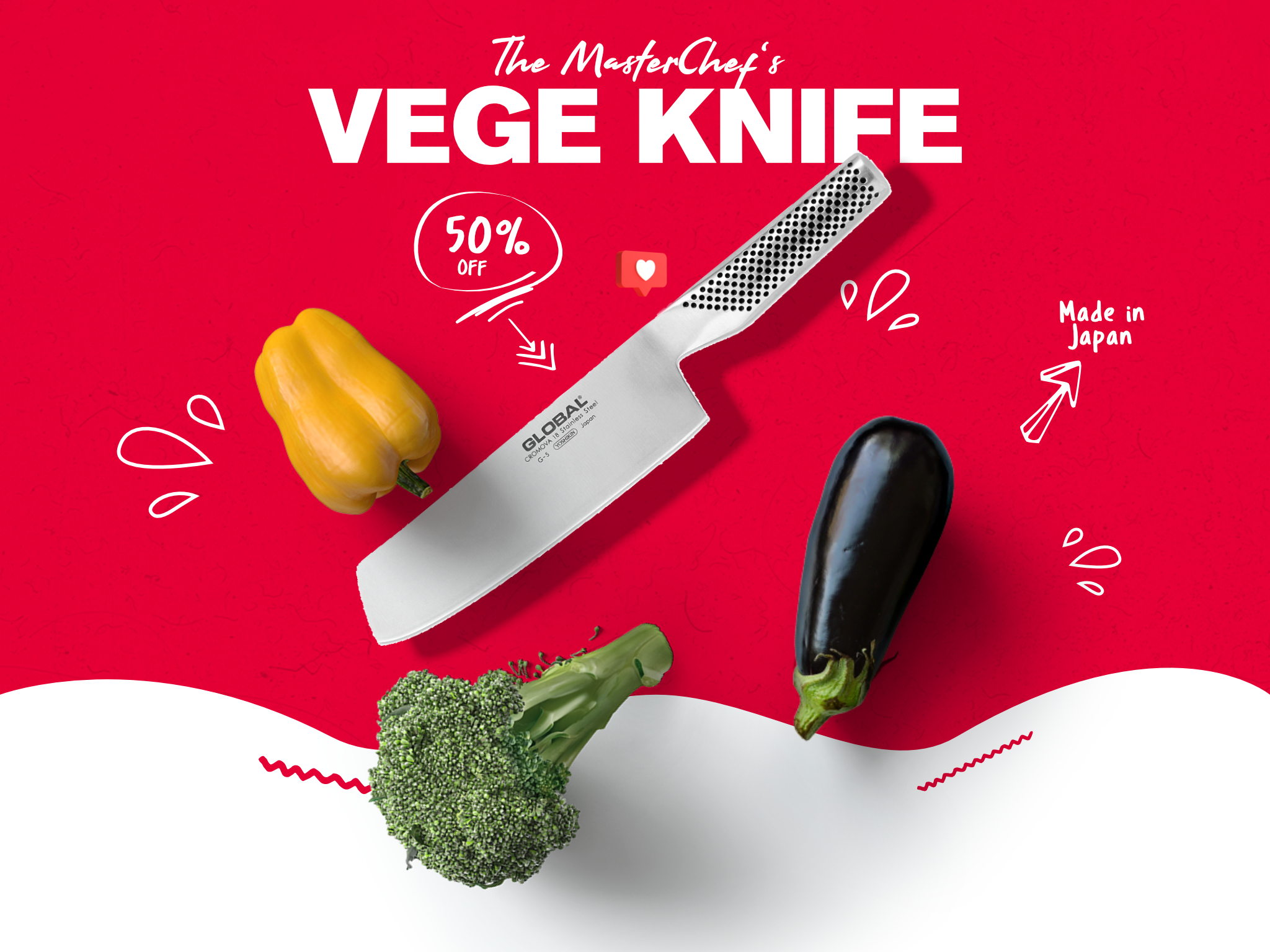 The MasterChef Singapore Global Vege Knife