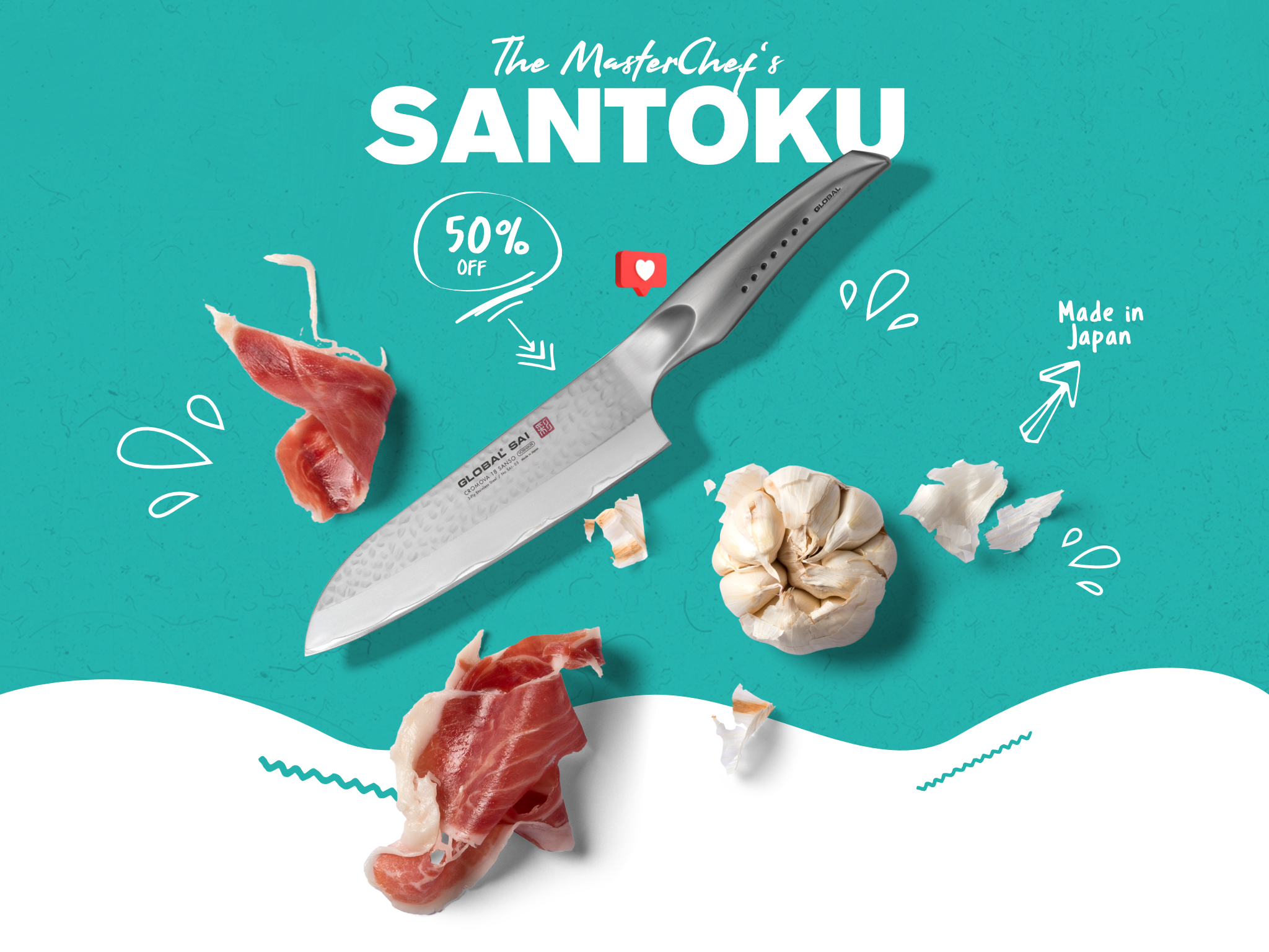 The MasterChef Singapore Global Santoku Knife