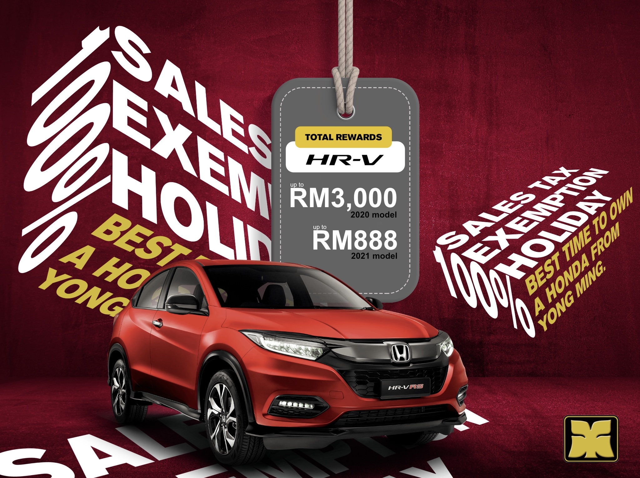 Bubble Gum Yong Ming Motor Honda Metal Ox Promotion HRV