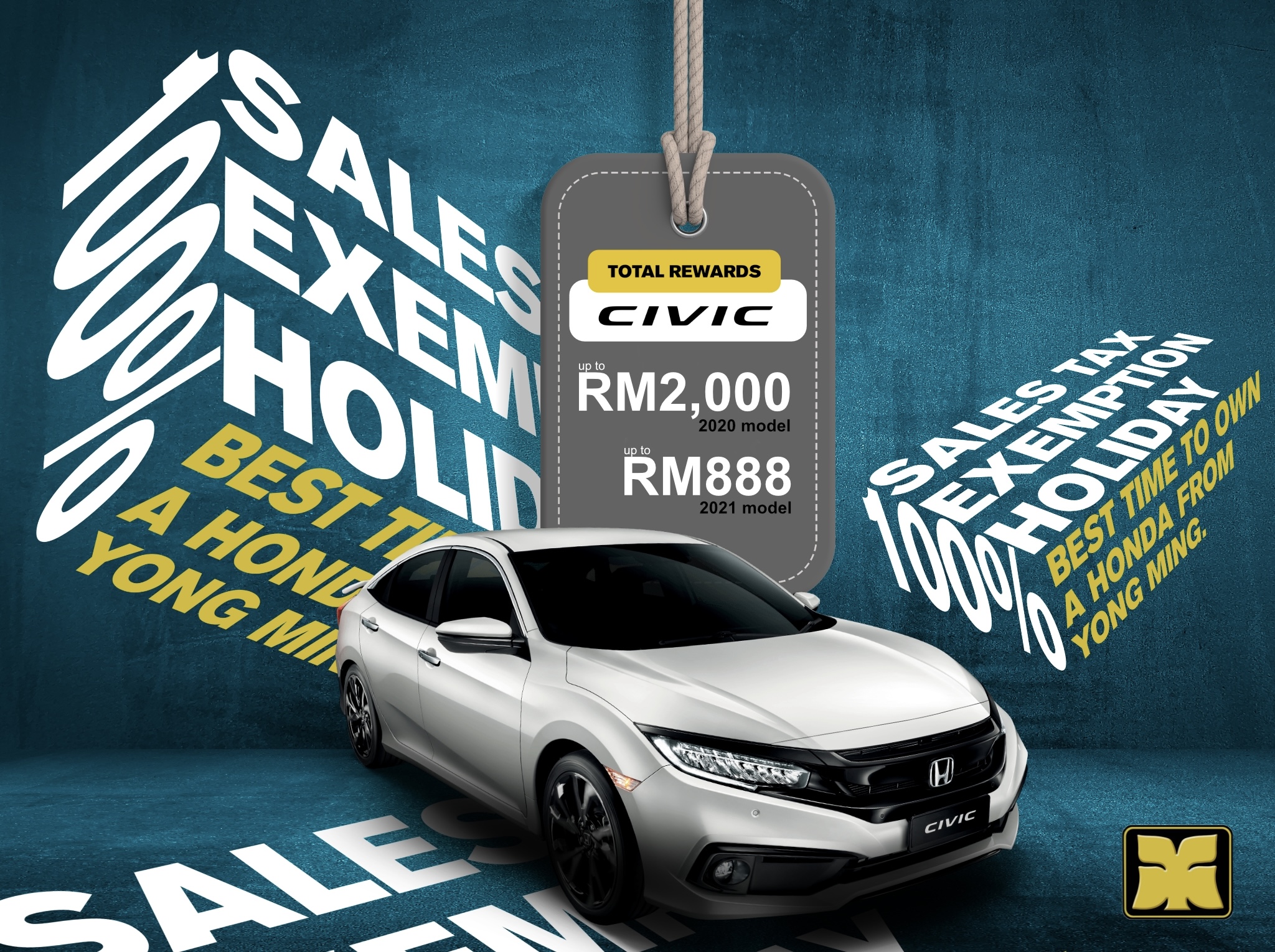 Bubble Gum Yong Ming Motor Honda Metal Ox Promotion Civic