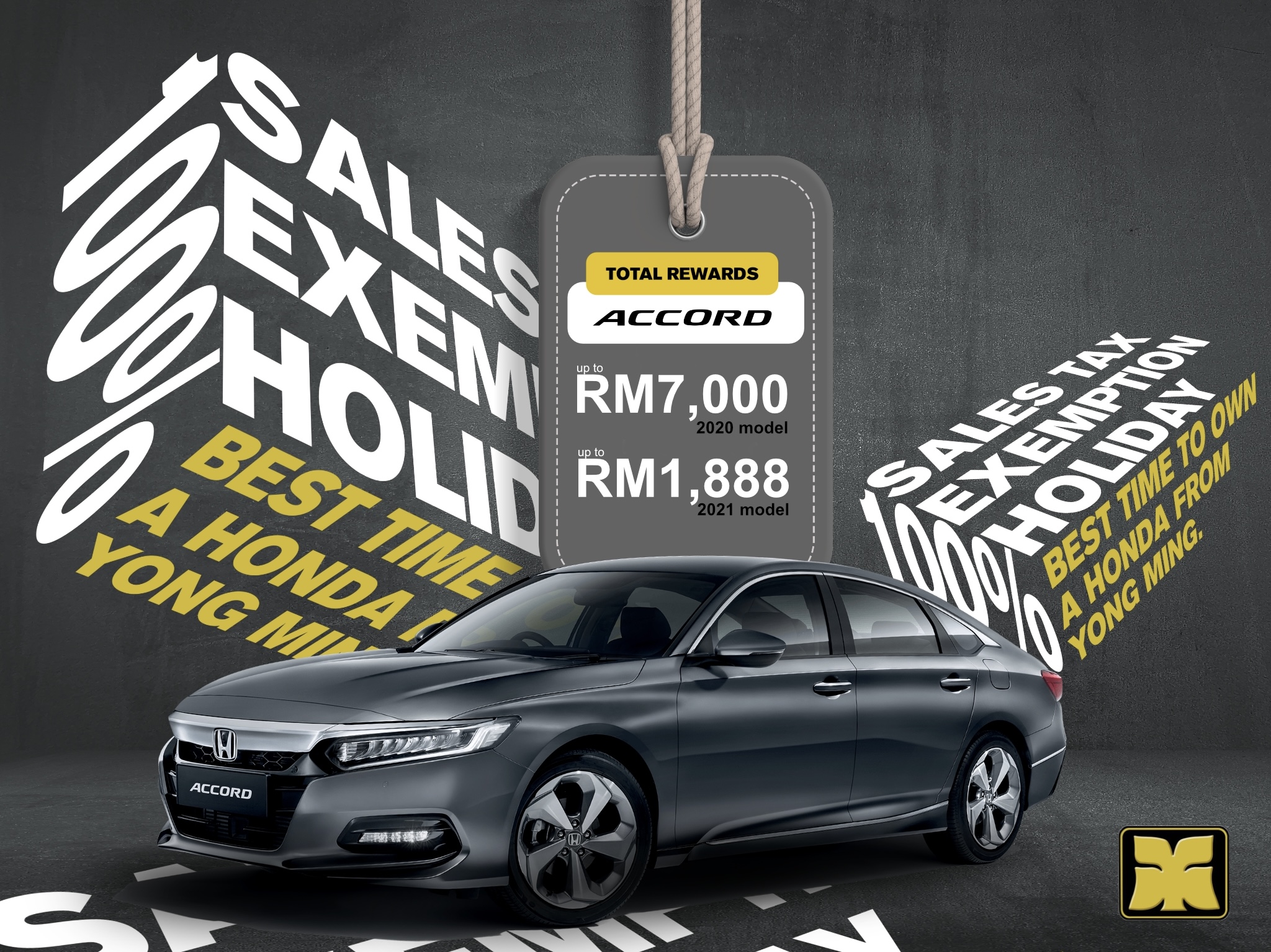 Bubble Gum Yong Ming Motor Honda Metal Ox Promotion Accord