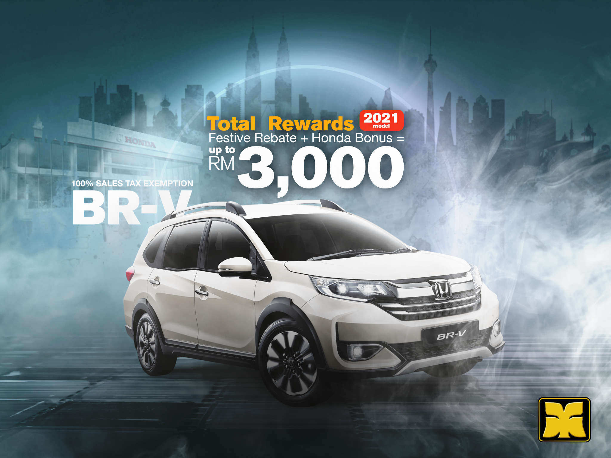 Moonbeam Yong Ming Motors Ramadan Rewards Honda BRV Malaysia