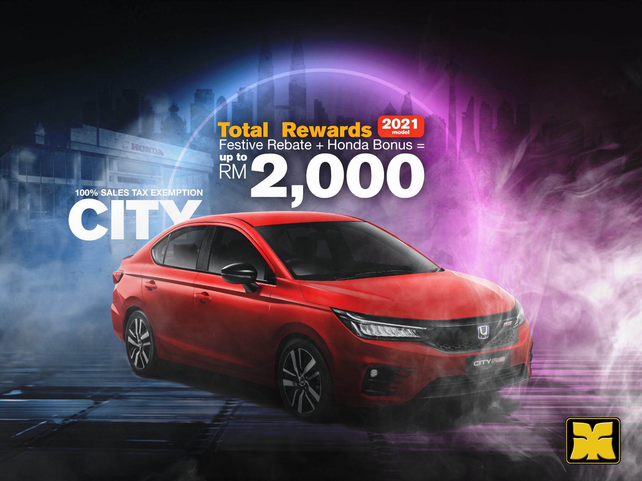 Moonbeam Yong Ming Motors Ramadan Rewards Honda City Malaysia