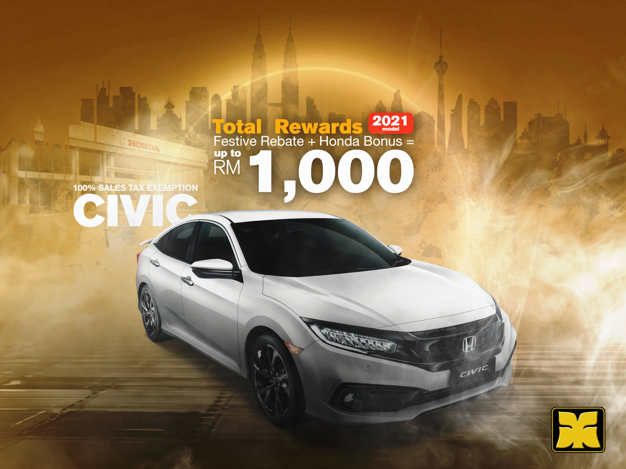 Moonbeam Yong Ming Motors Ramadan Rewards Honda Civic Malaysia