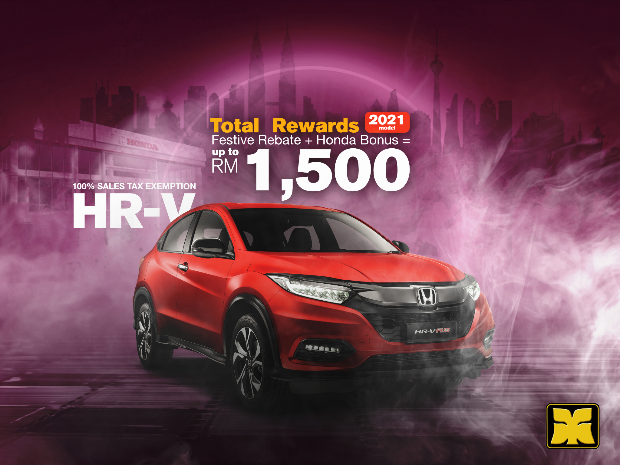 Moonbeam Yong Ming Motors Ramadan Rewards Honda HRV Malaysia