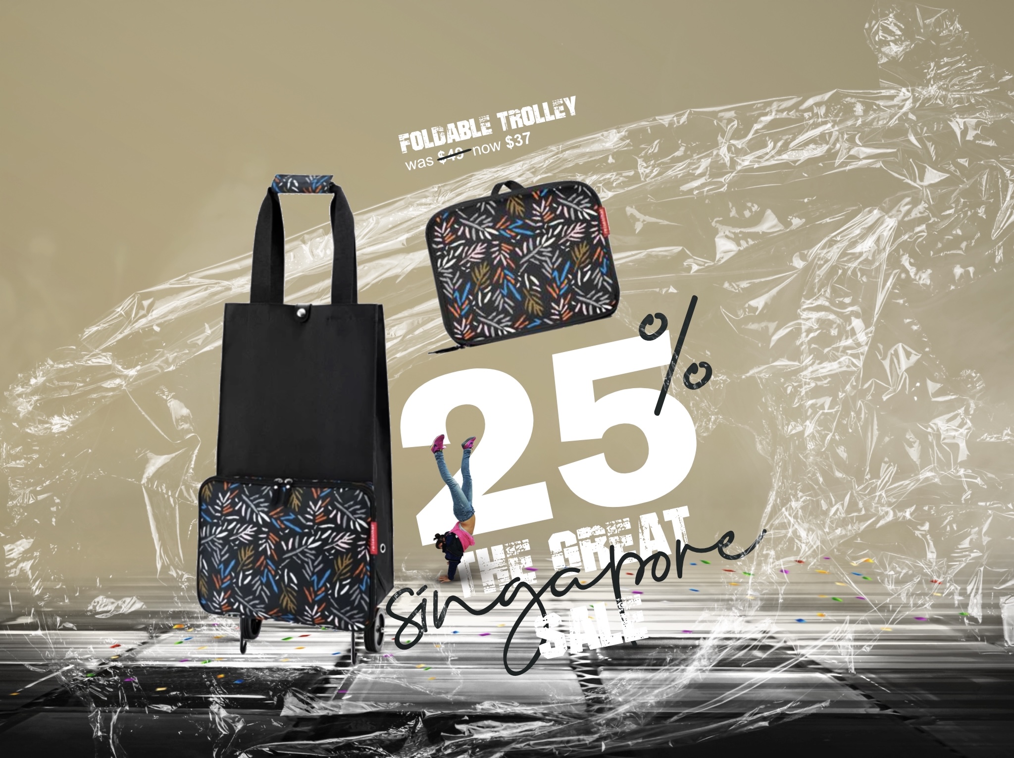 The Pilgrimage Reisenthel Singapore Great Singapore Sale GSS 2021 Foldable Trolley