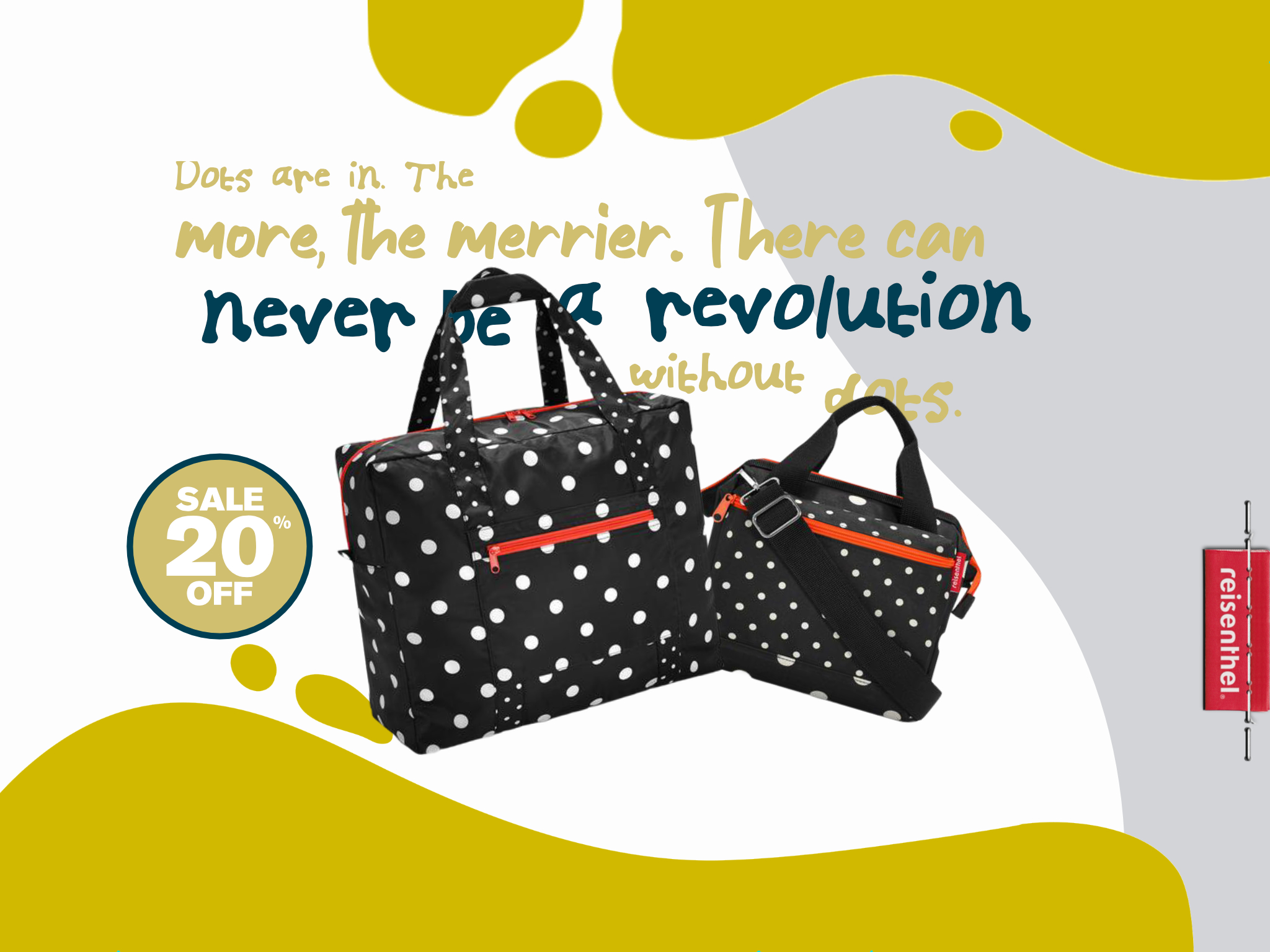 Paper Craft Reisenthel Singapore Mixed Dots Print