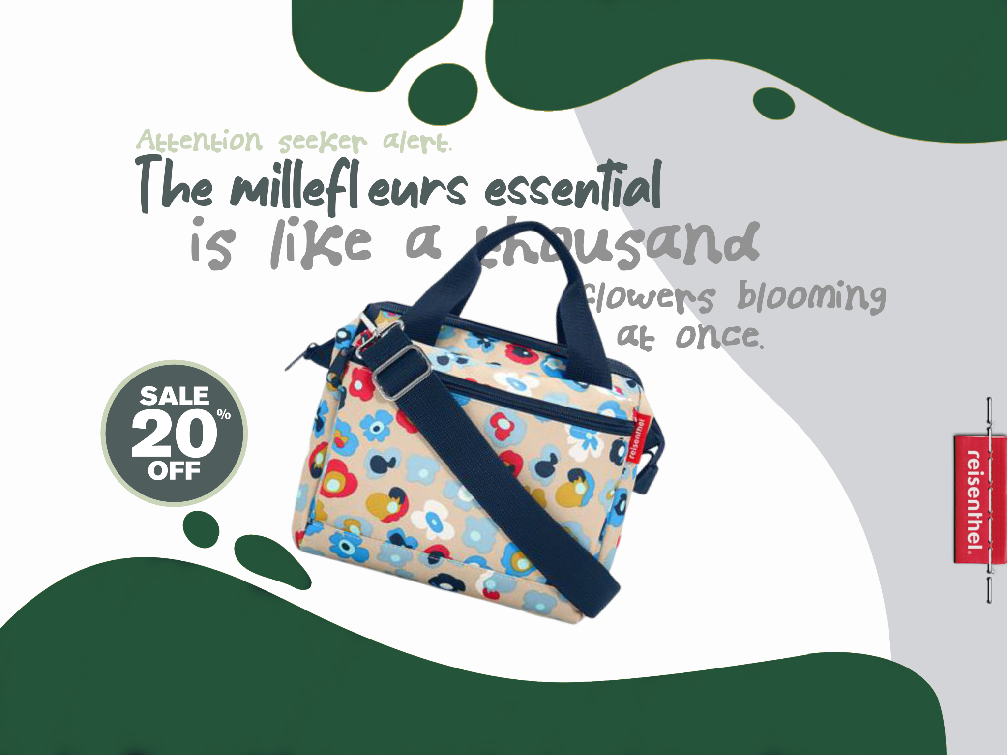 Paper Craft Reisenthel Singapore Millefleurs Print