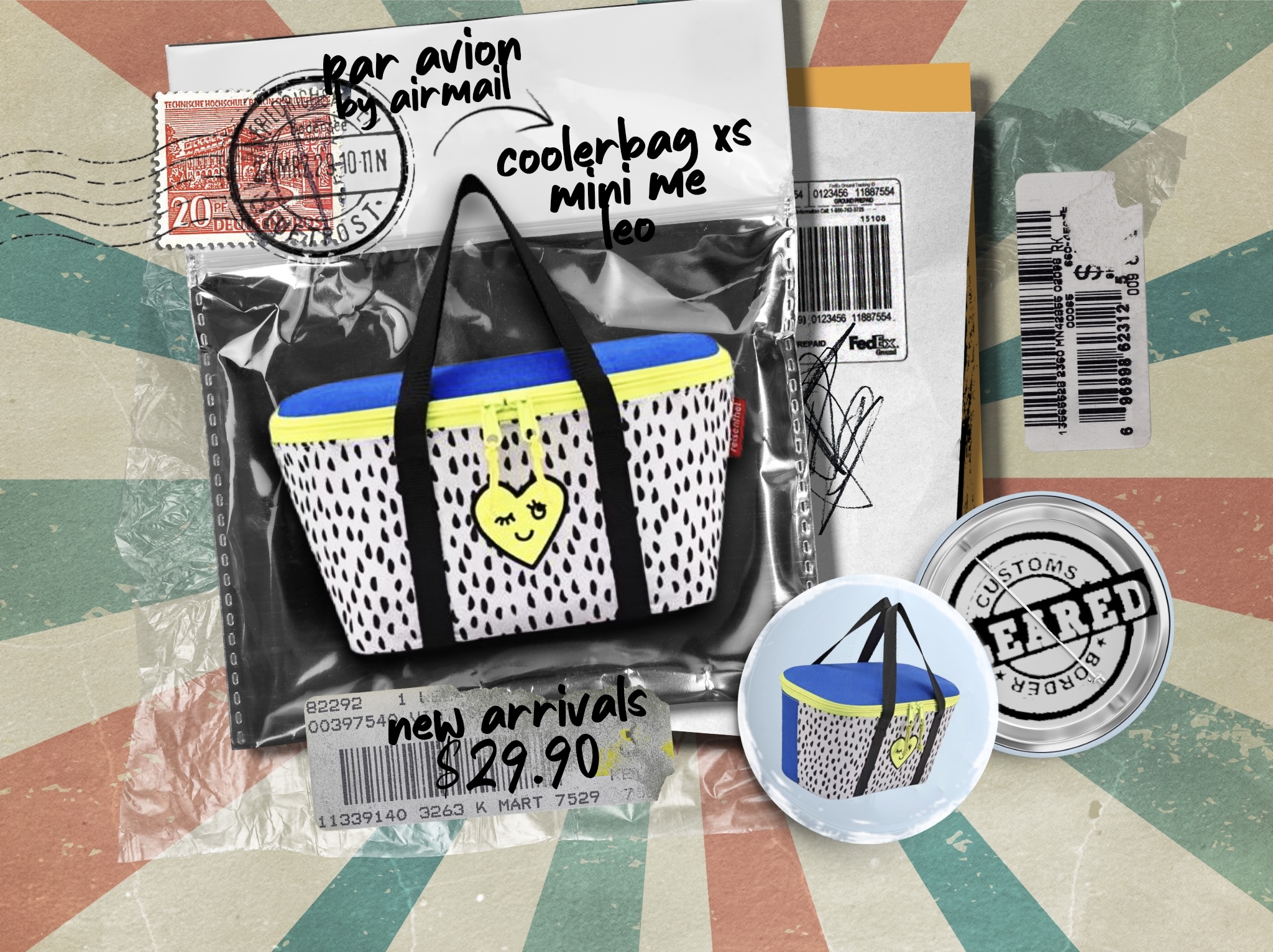 Heisenberg Reisenthel Singapore Coolerbag XS Mini Me Leo