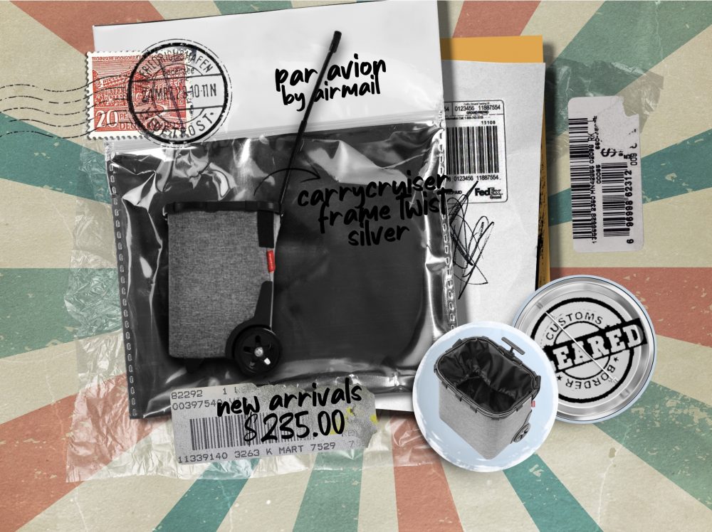 Heisenberg Reisenthel Singapore Carrycruiser Frame Twist Silver