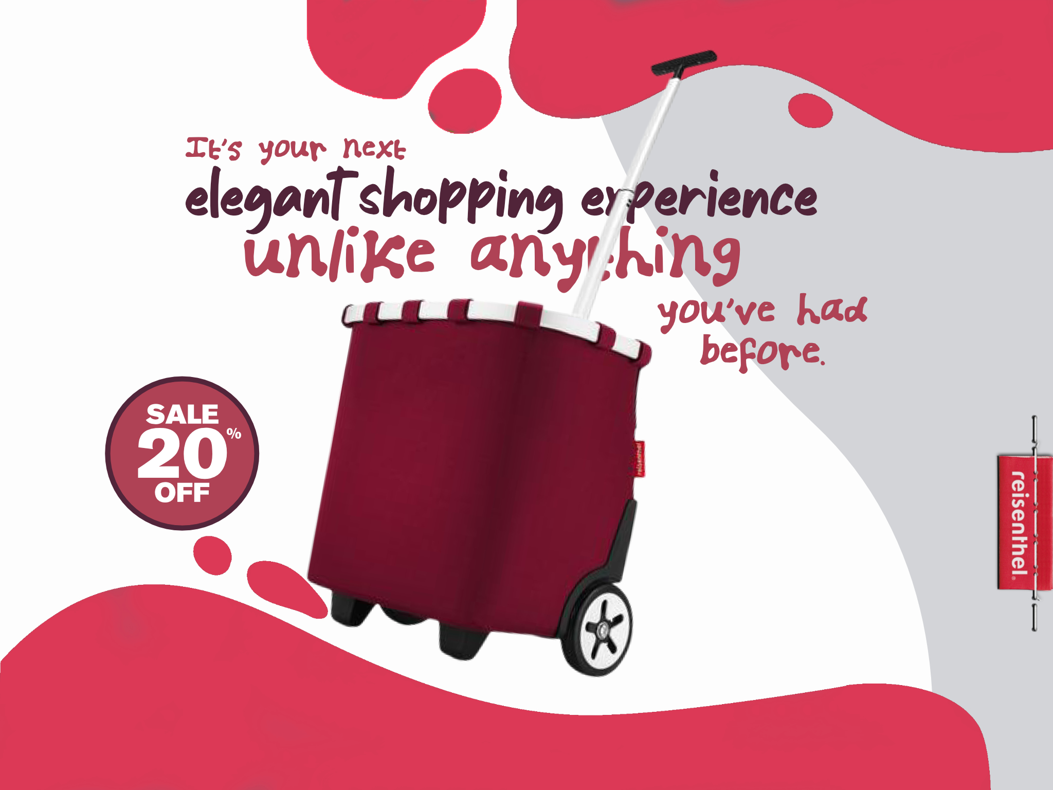 Paper Craft Reisenthel Singapore Carrycruiser Ruby Red