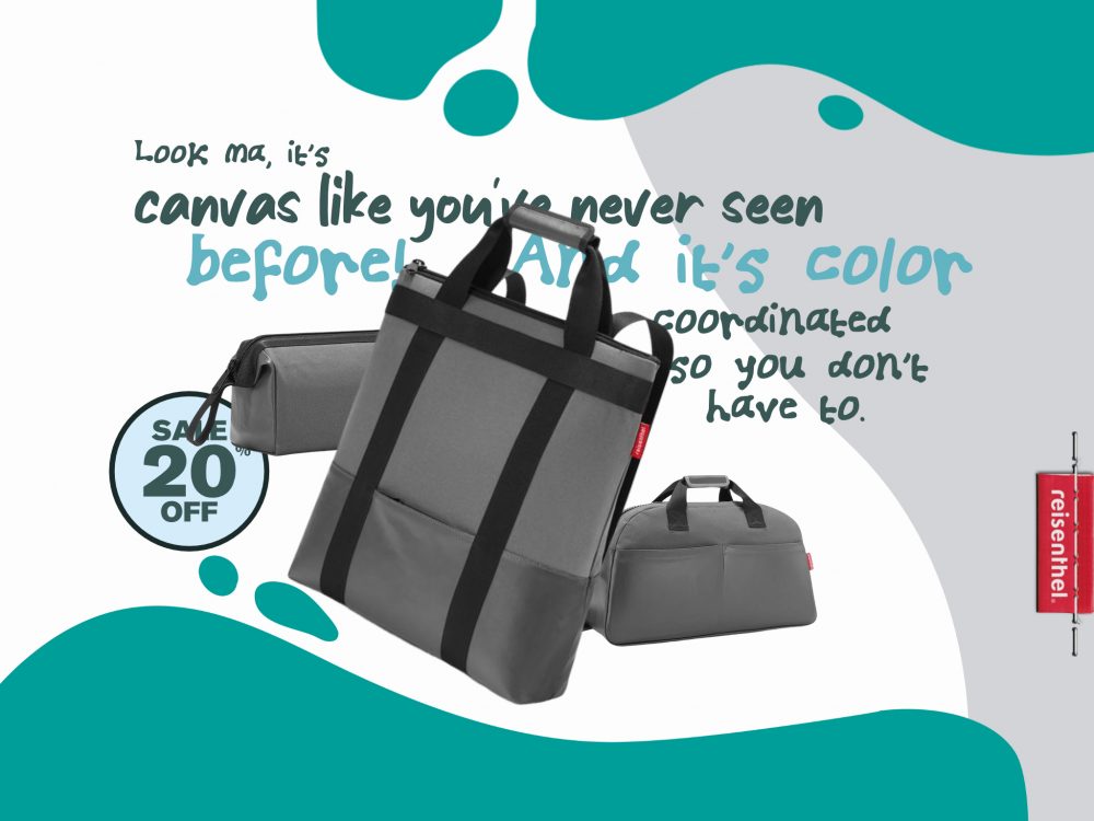 Paper Craft Reisenthel Singapore Canvas Gray Series