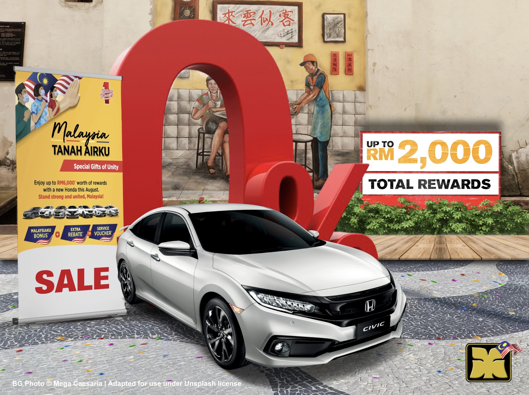 State Parade Yong Ming Motor Honda Malaysia August 2021 Promotion Civic