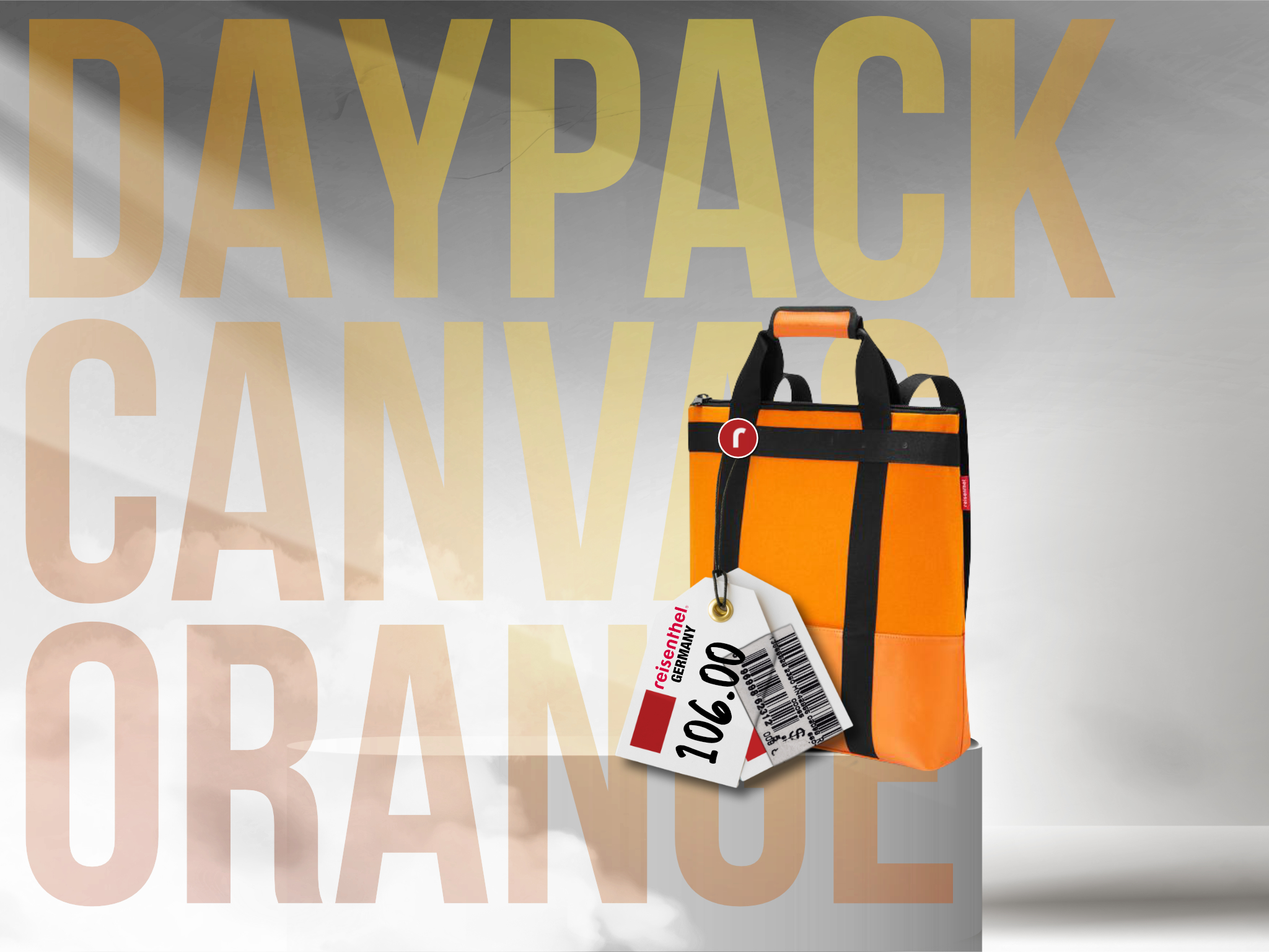 Refraction Reisenthel Singapore Daypack Canvas Orange