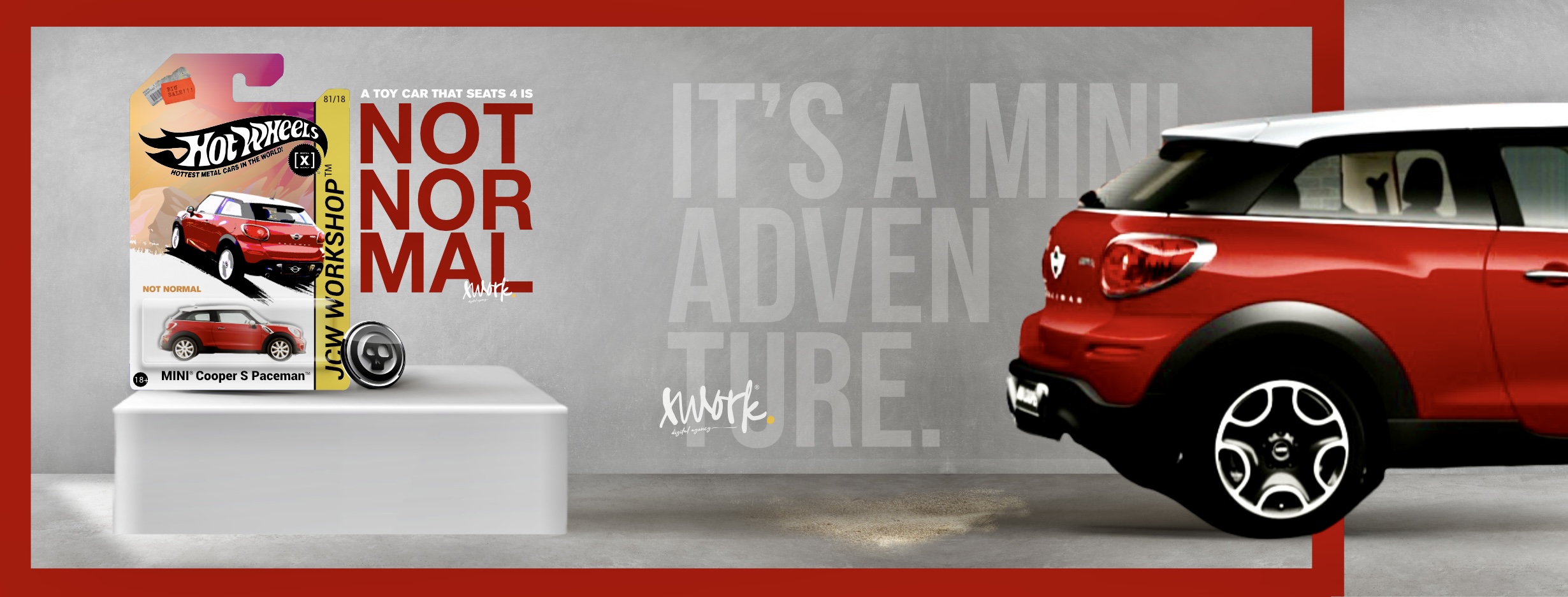 MINI Cooper S Paceman Hot Wheels Cover Photo