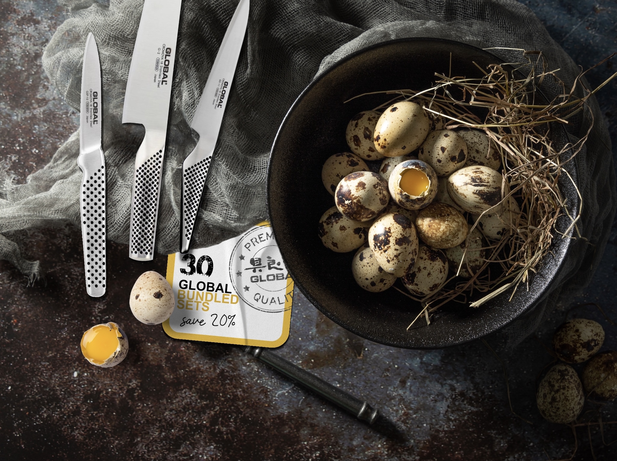 Rosemary Global Knives Singapore Bundled Sets