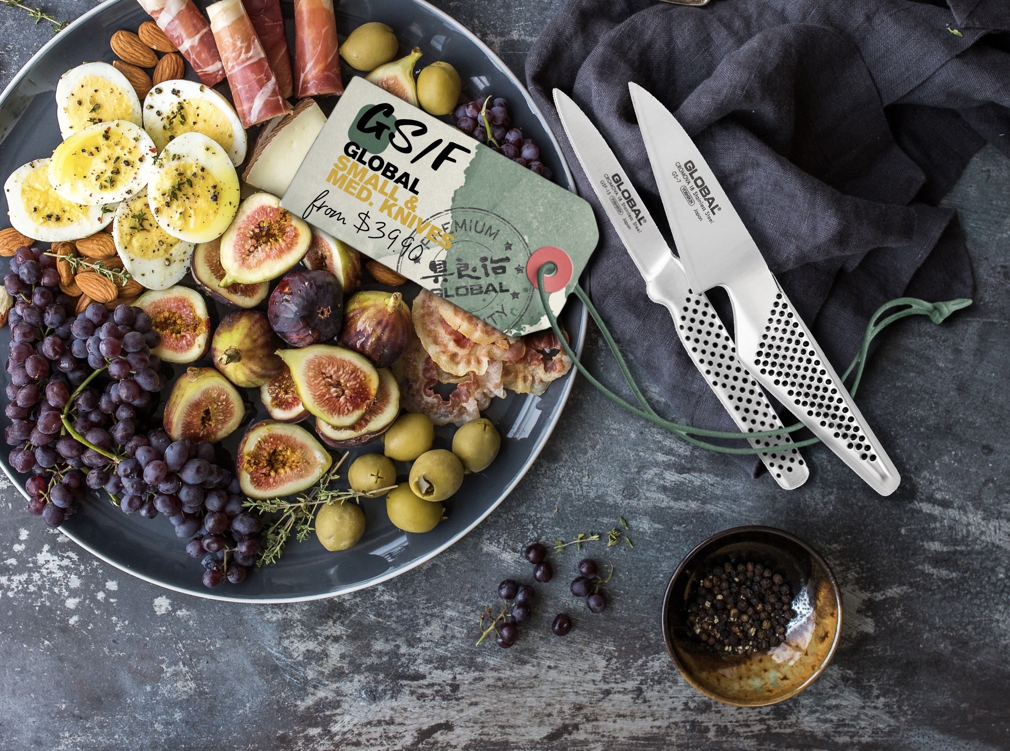 Cilantro St. Global Knives Singapore GS GSF Knife