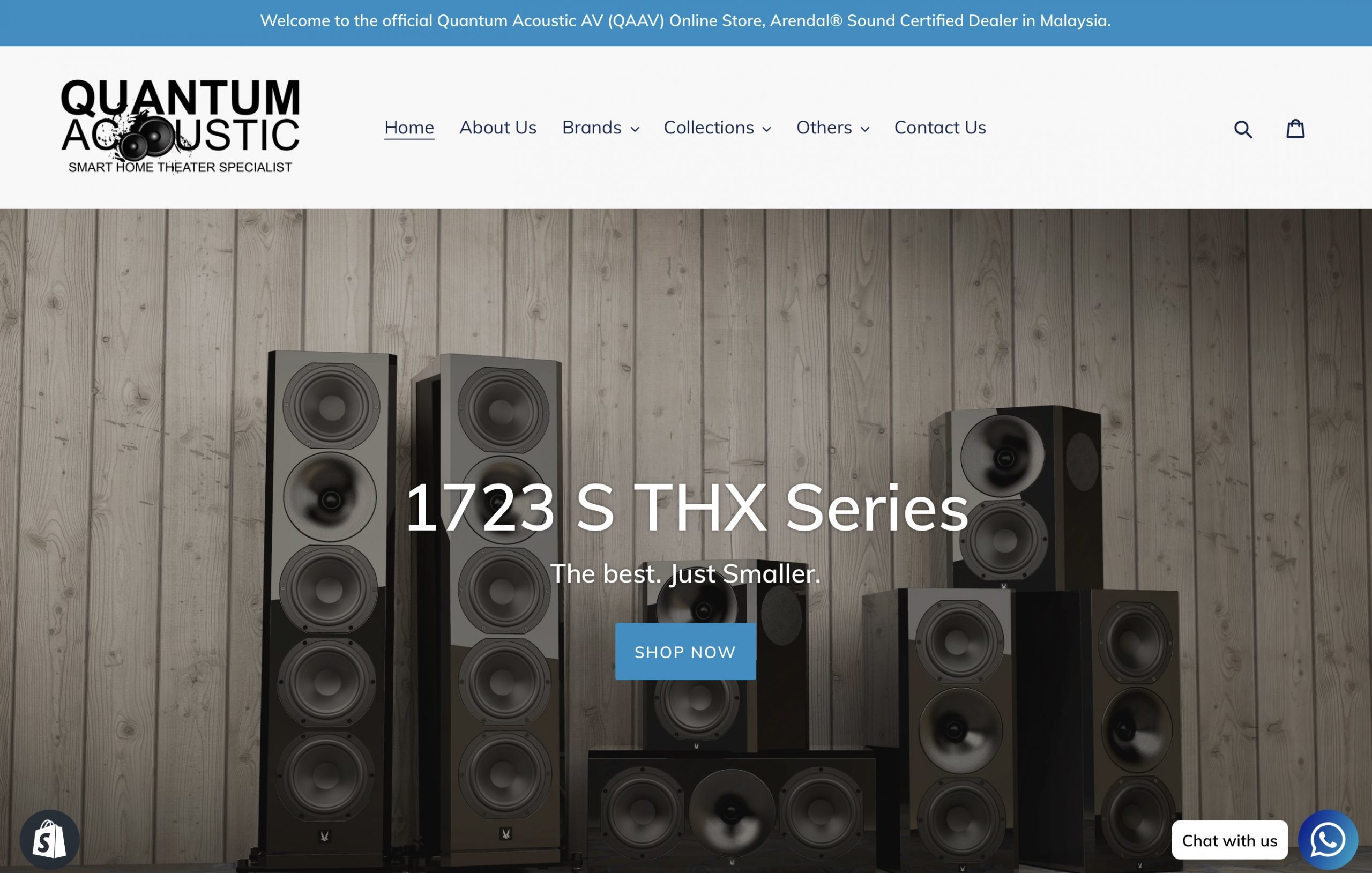 QAAV Arendal Sound 1723 S THX Series for sale in Malaysia.