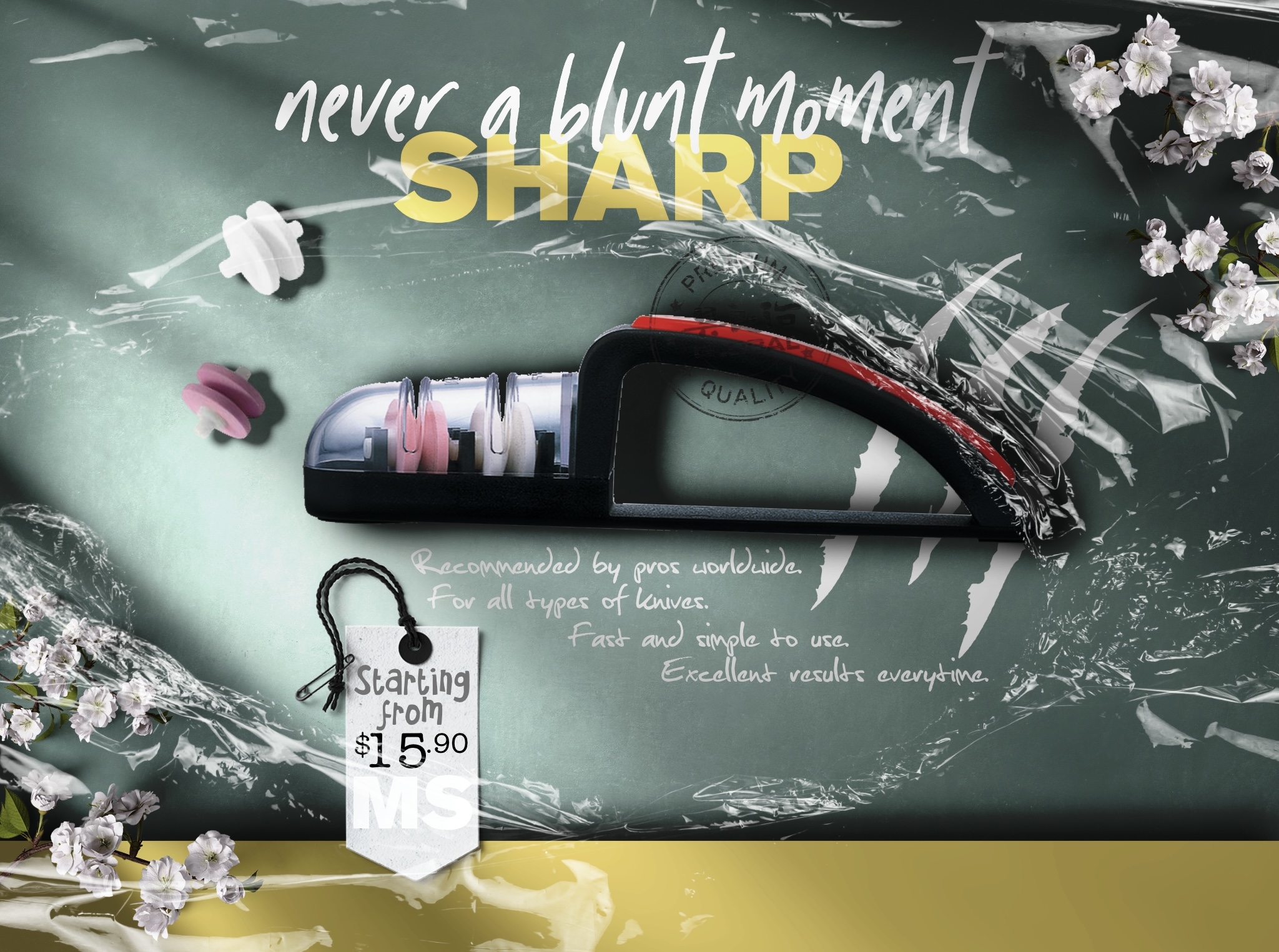 Break of Dawn Global Knives Singapore Minosharp Water Sharpener