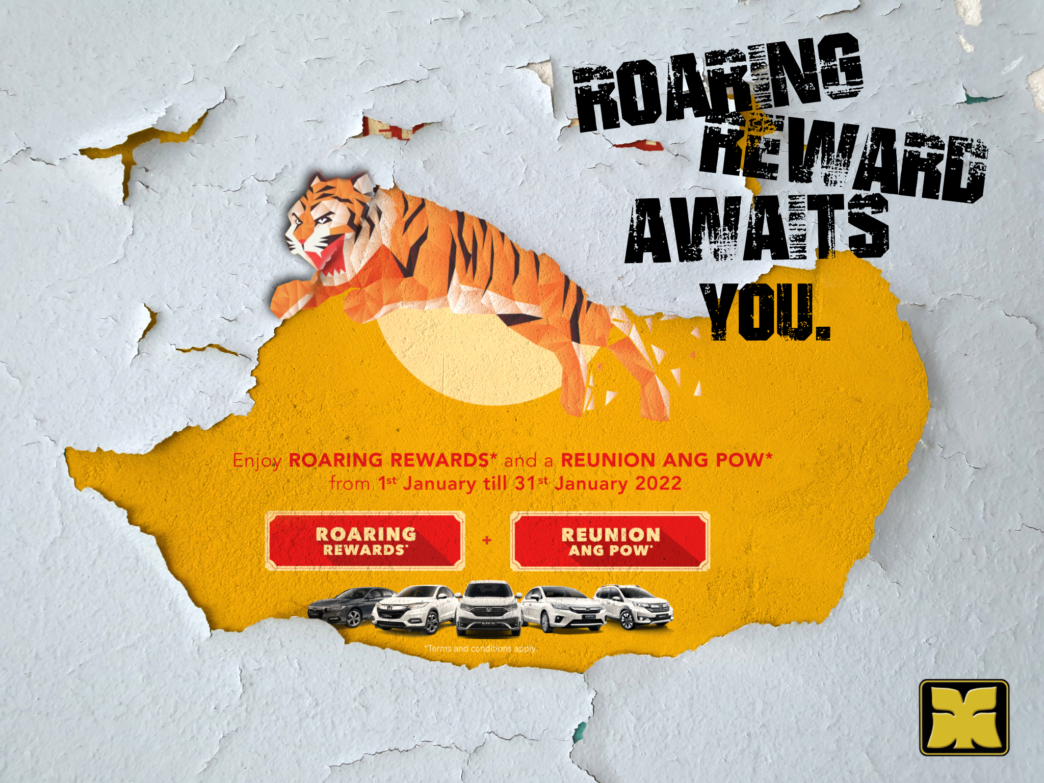 Chapter One Yong Ming Motor Honda Malaysia January 2022 Roaring Rewards Promotion