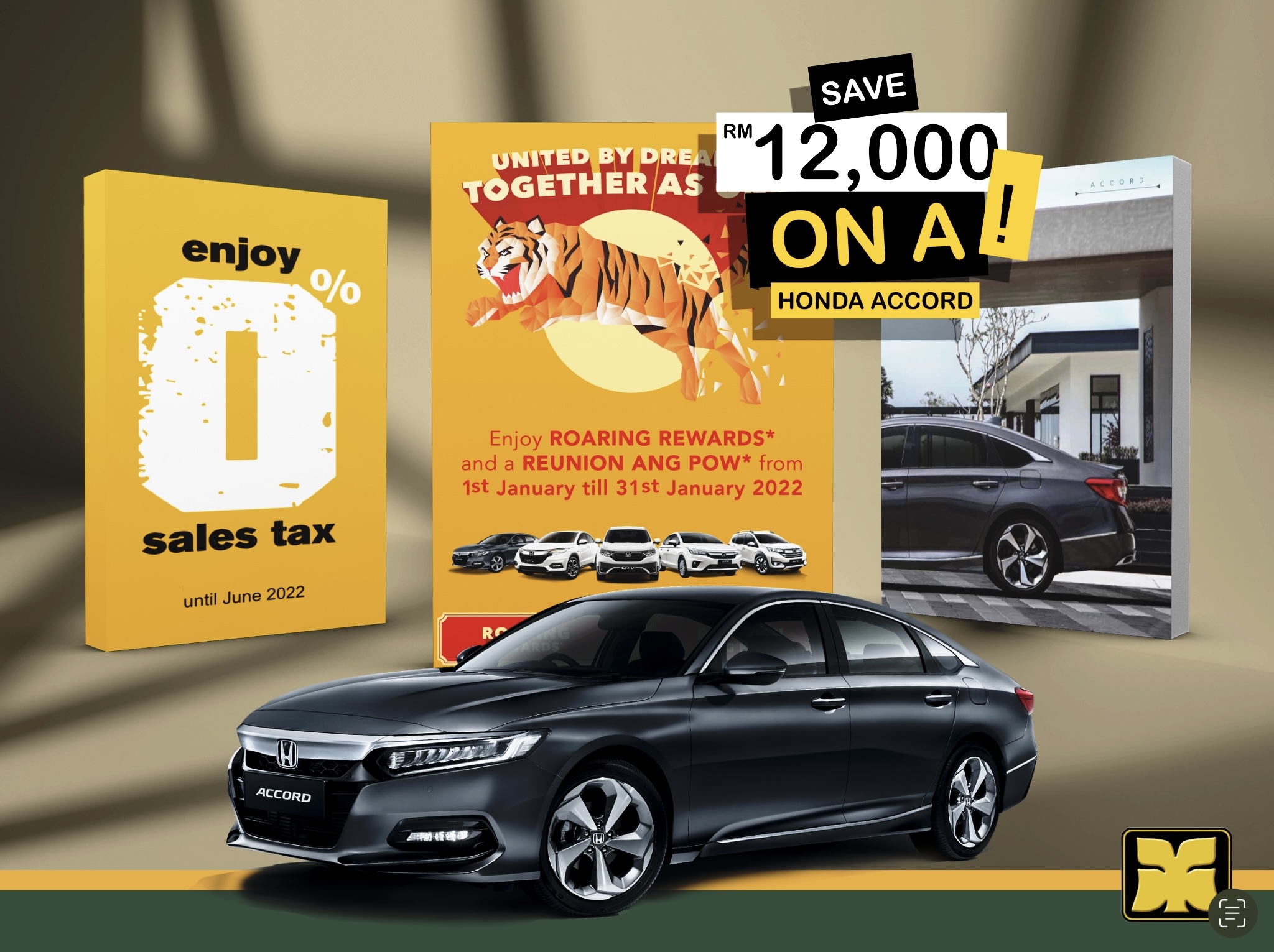 Chapter One Yong Ming Motor Honda Malaysia January 2022 Roaring Rewards Promotion Accord