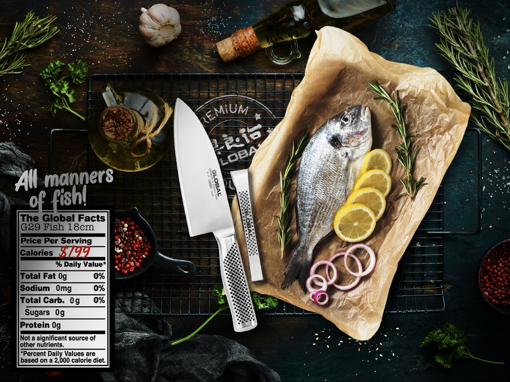 Roasted Vices Global Knives Singapore All Manners of Fish