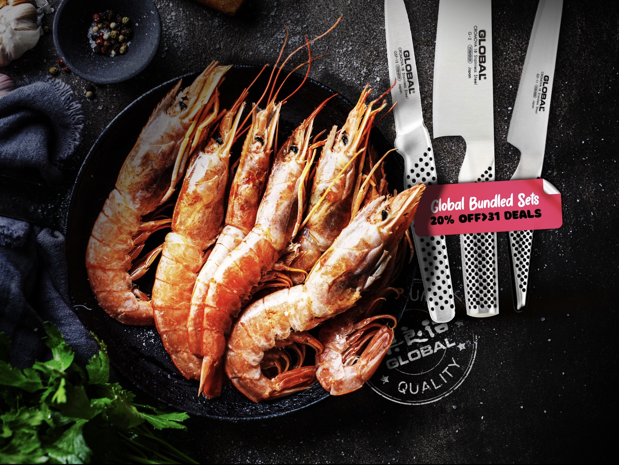 Fishmonger Global Knives Singapore Global Bundled Sets