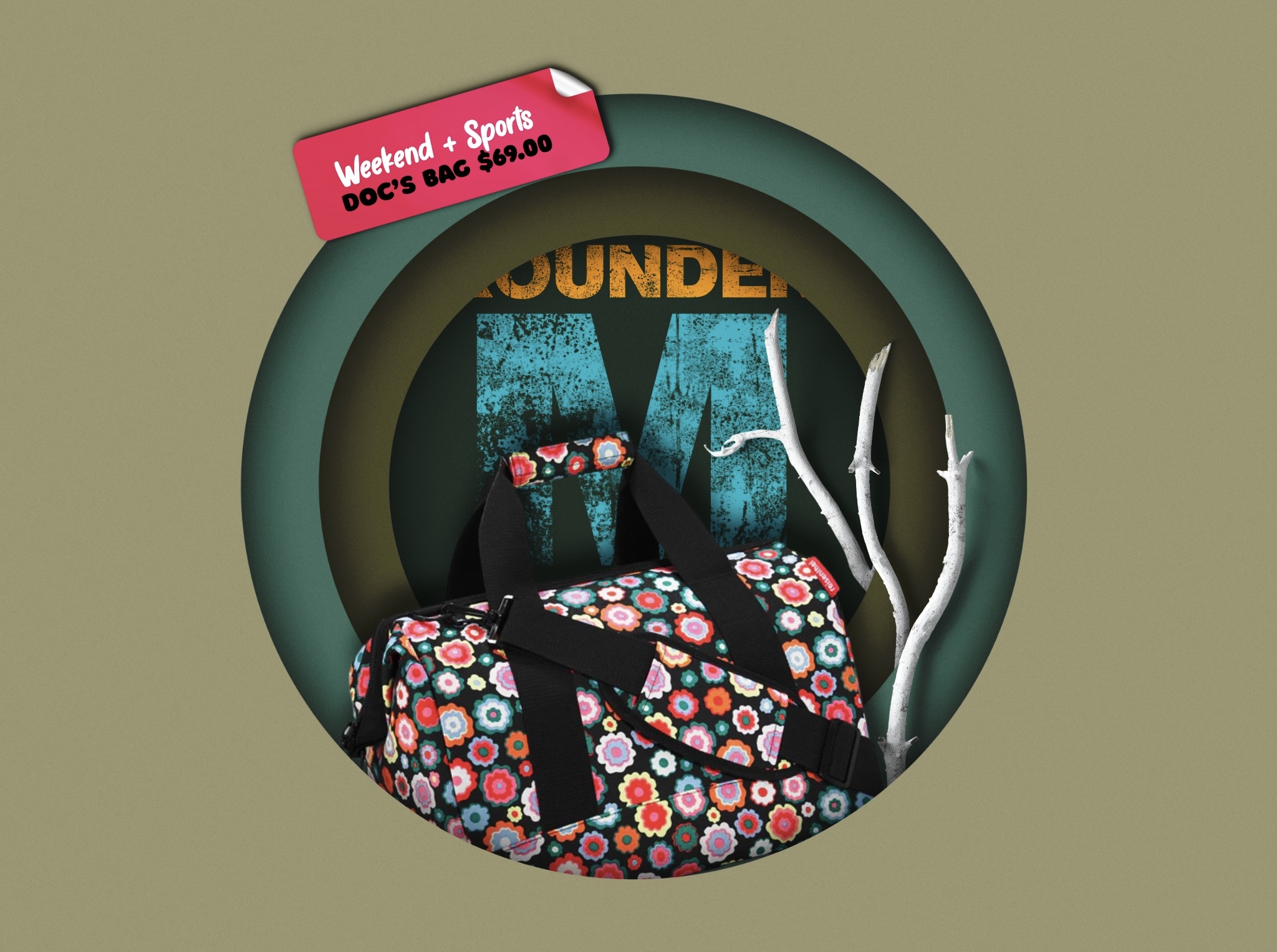 Rika Rosalyn Reisenthel Singapore Weekend Sports Bag Allrounder M