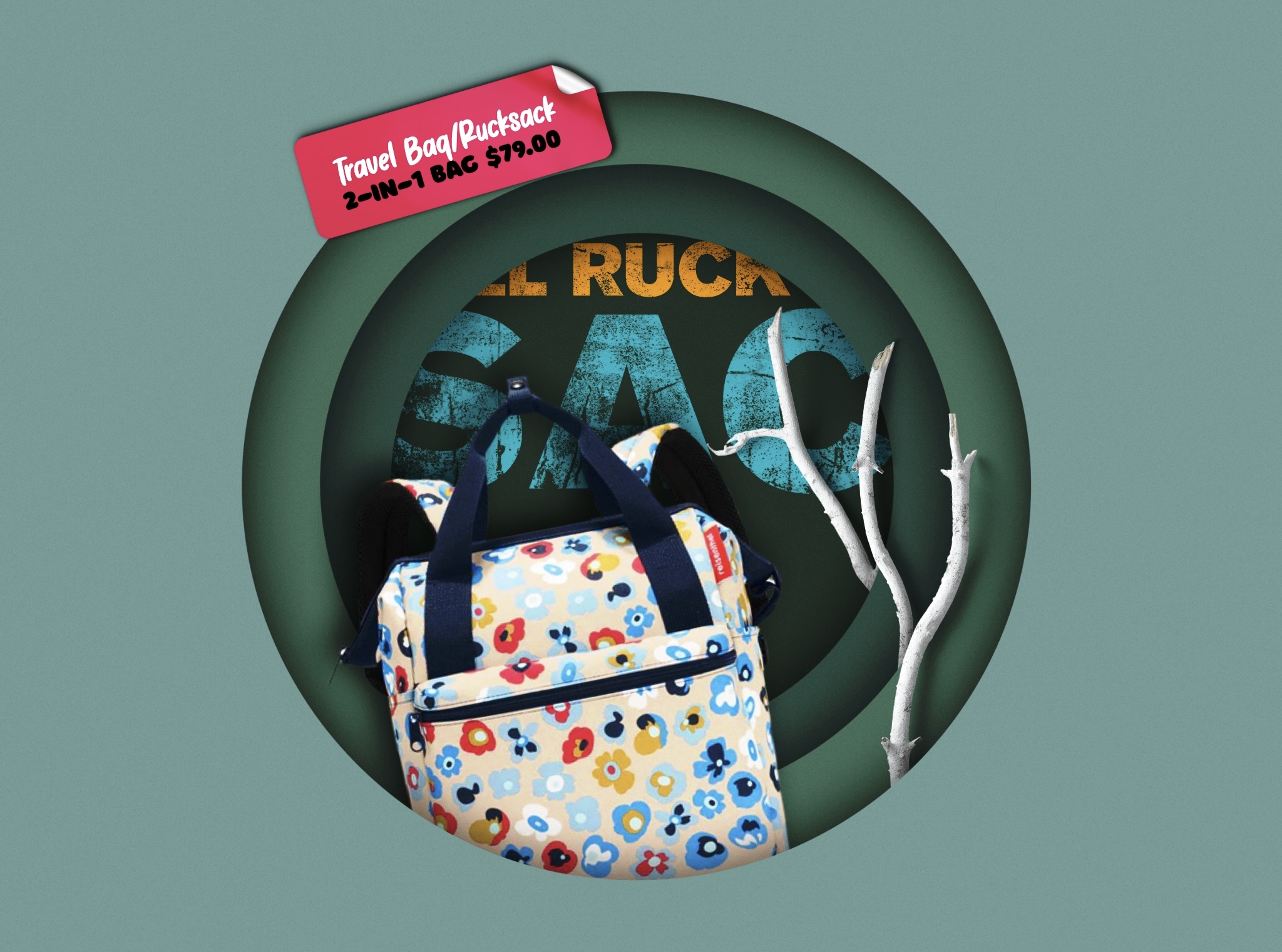 Rika Rosalyn Reisenthel Singapore Travel Bag Rucksack Allrounder R