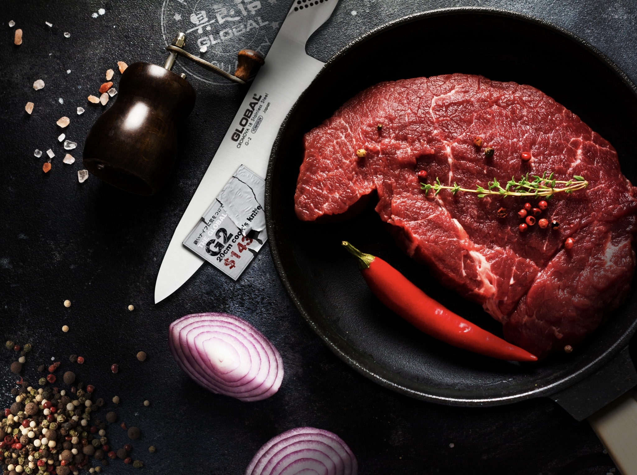 Brine & Rind Global Knives Singapore Global G-2