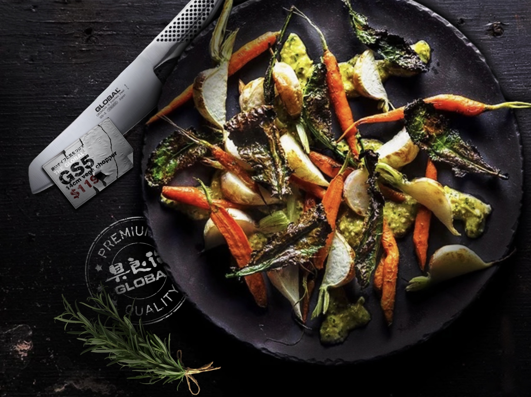 Brine & Rind Global Knives Singapore Global GS-5 Vegetable Knife