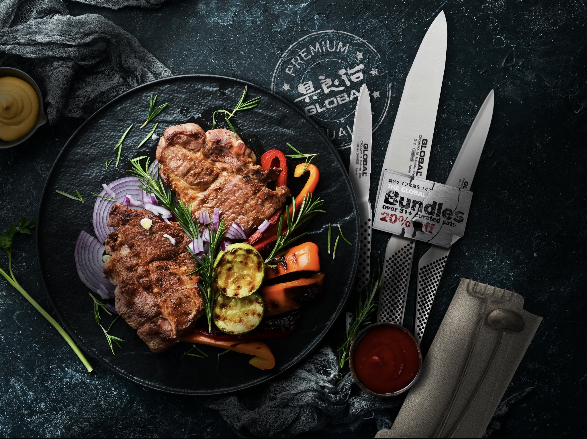 Brine & Rind Global Knives Singapore Global Bundled Sets