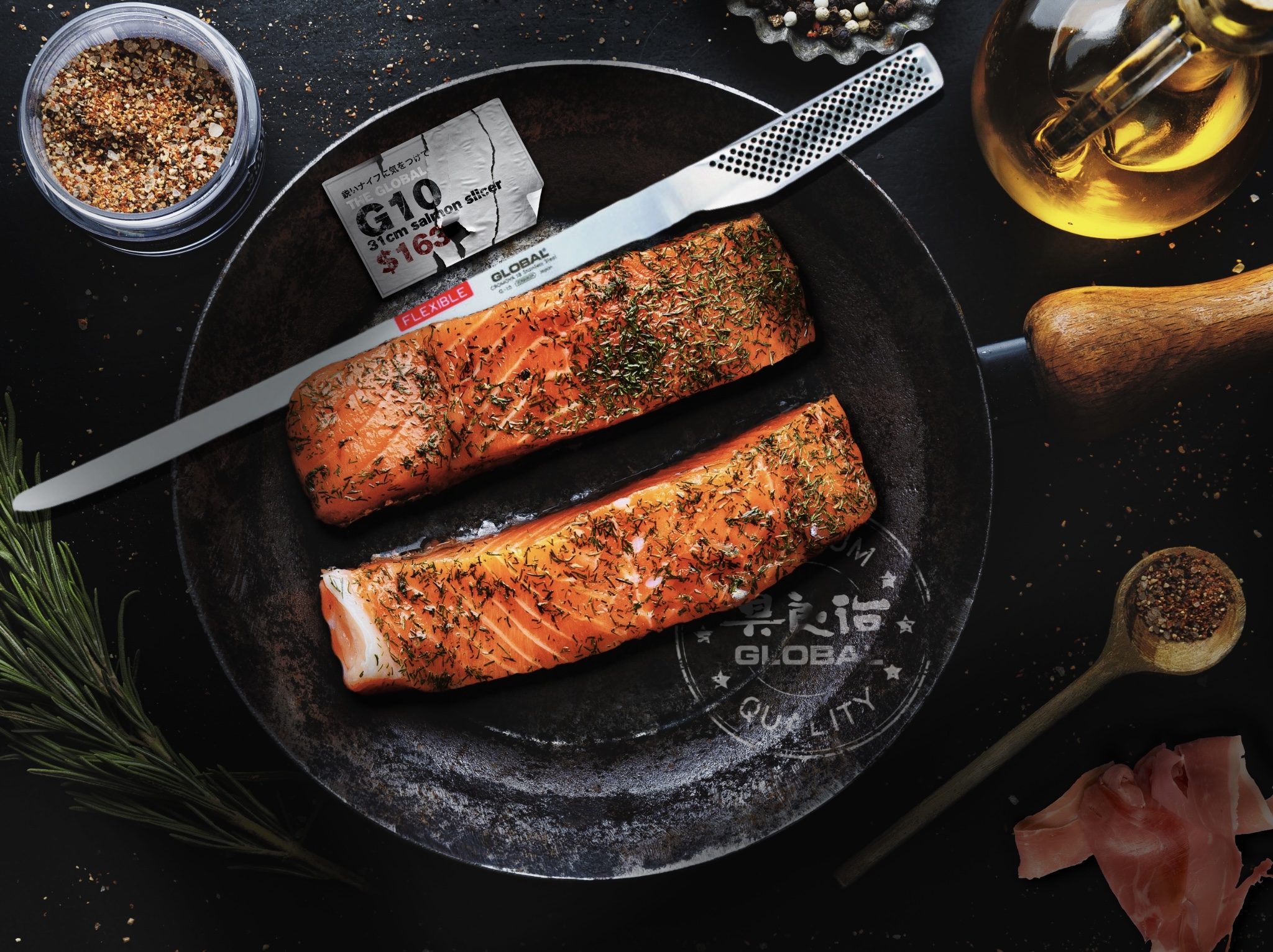 Brine & Rind Global Knives Singapore Global G-10