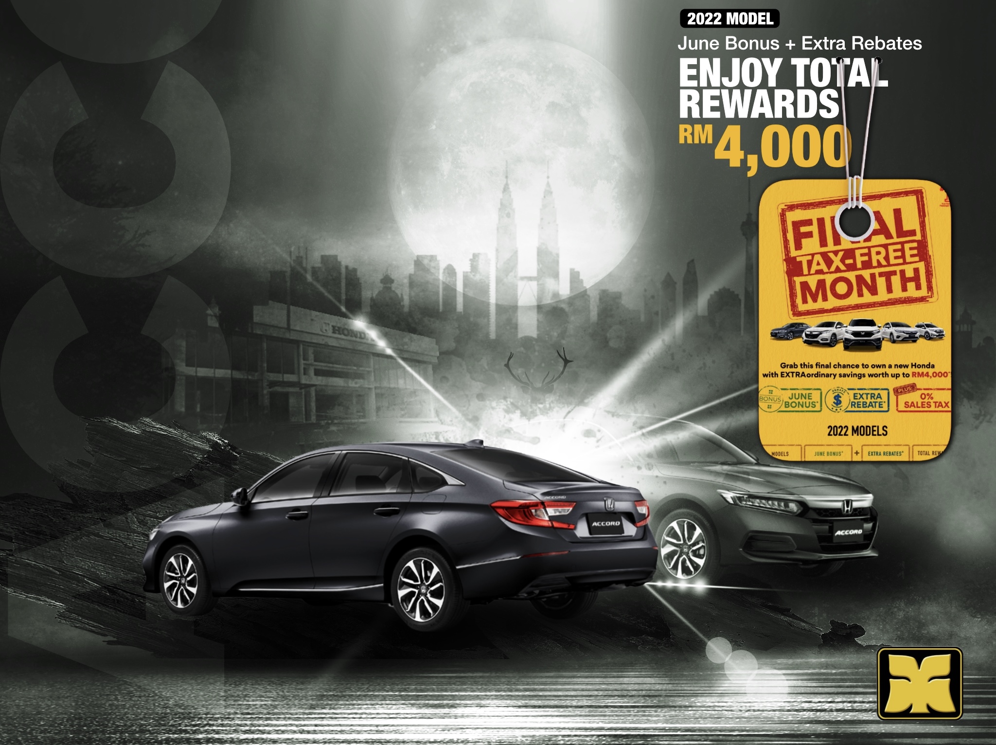 Antler & Trunk Yong Ming Honda Malaysia June 2022 Promotion Honda Accord