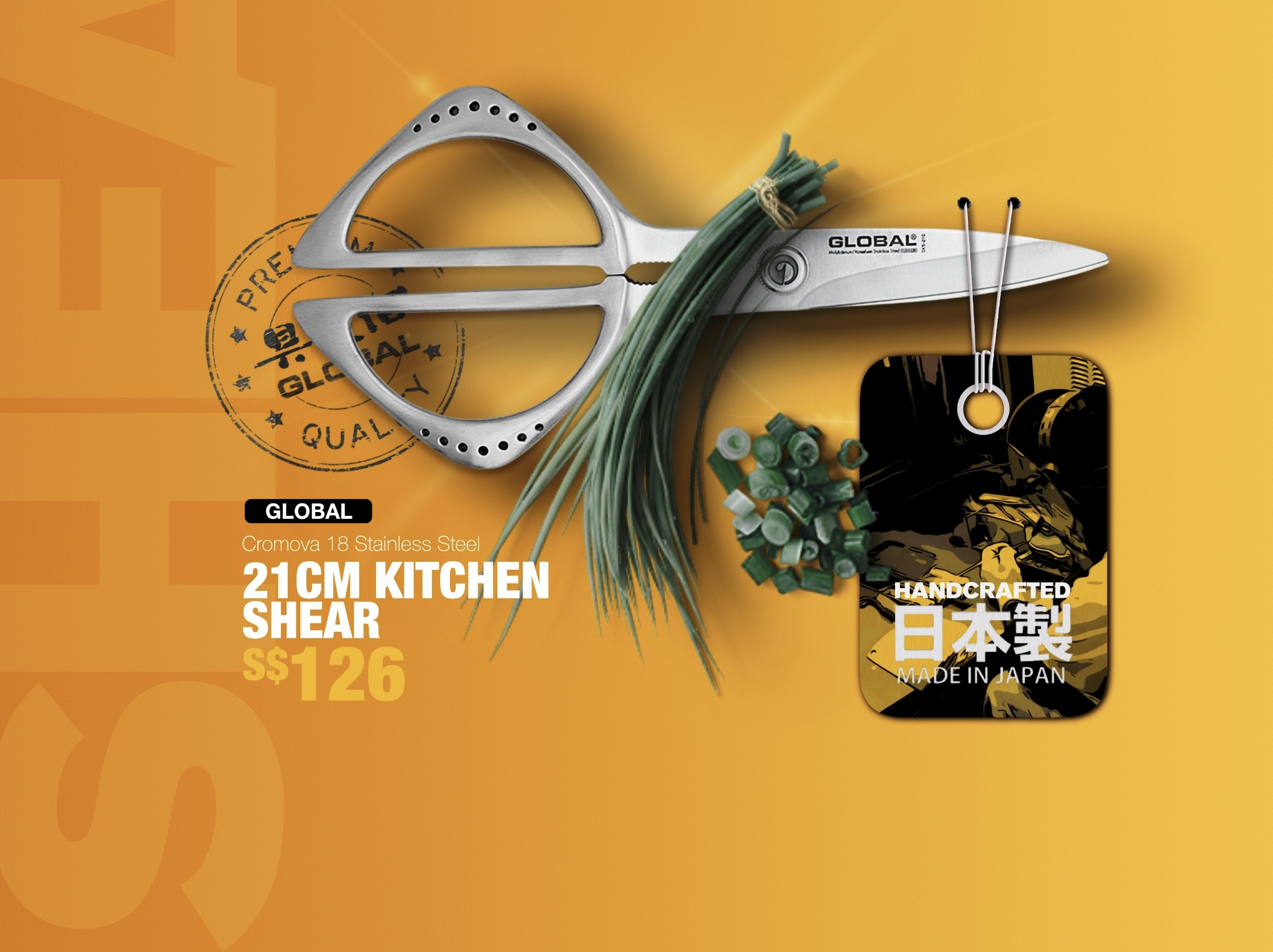 Stein & Son Global Knives Singapore Global GKS-210 Kitchen Shear