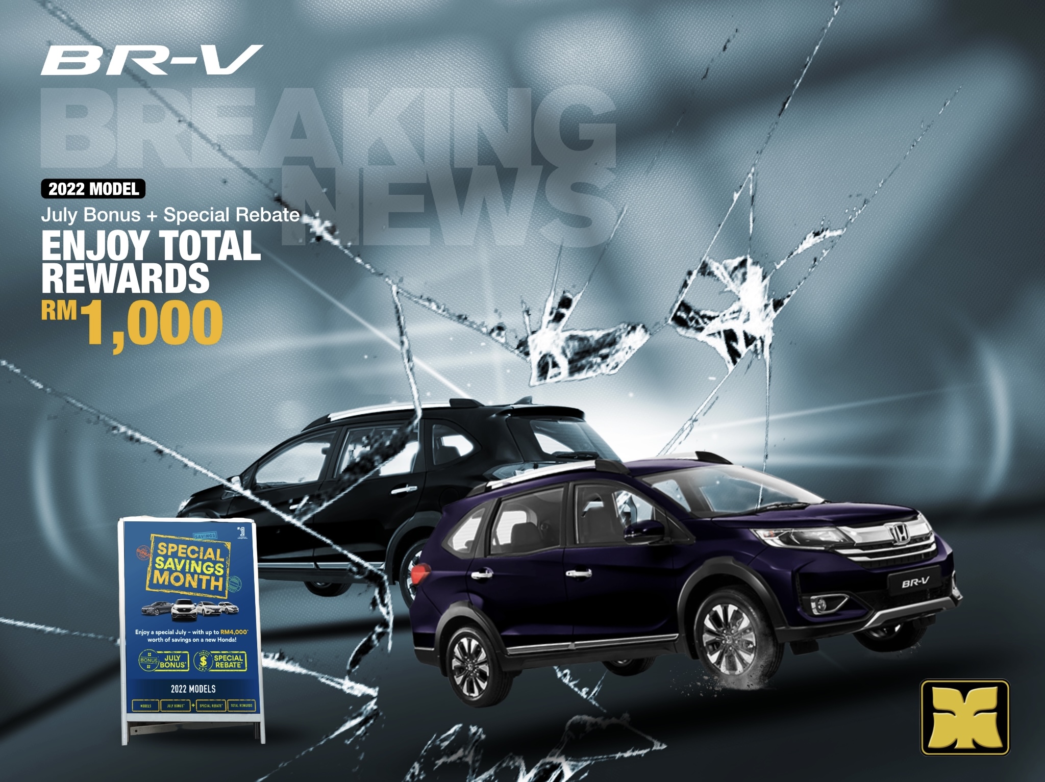 Legal High Yong Ming Honda Malaysia July 2022 Promotion Honda BRV