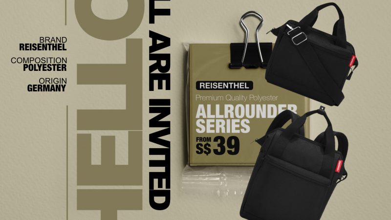 Unwrapped Reisenthel Singapore Allrounder Series