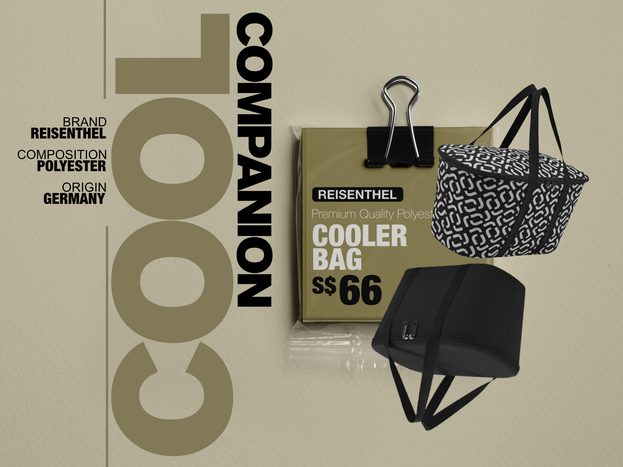 Unwrapped Reisenthel Singapore Coolerbag Signature Black