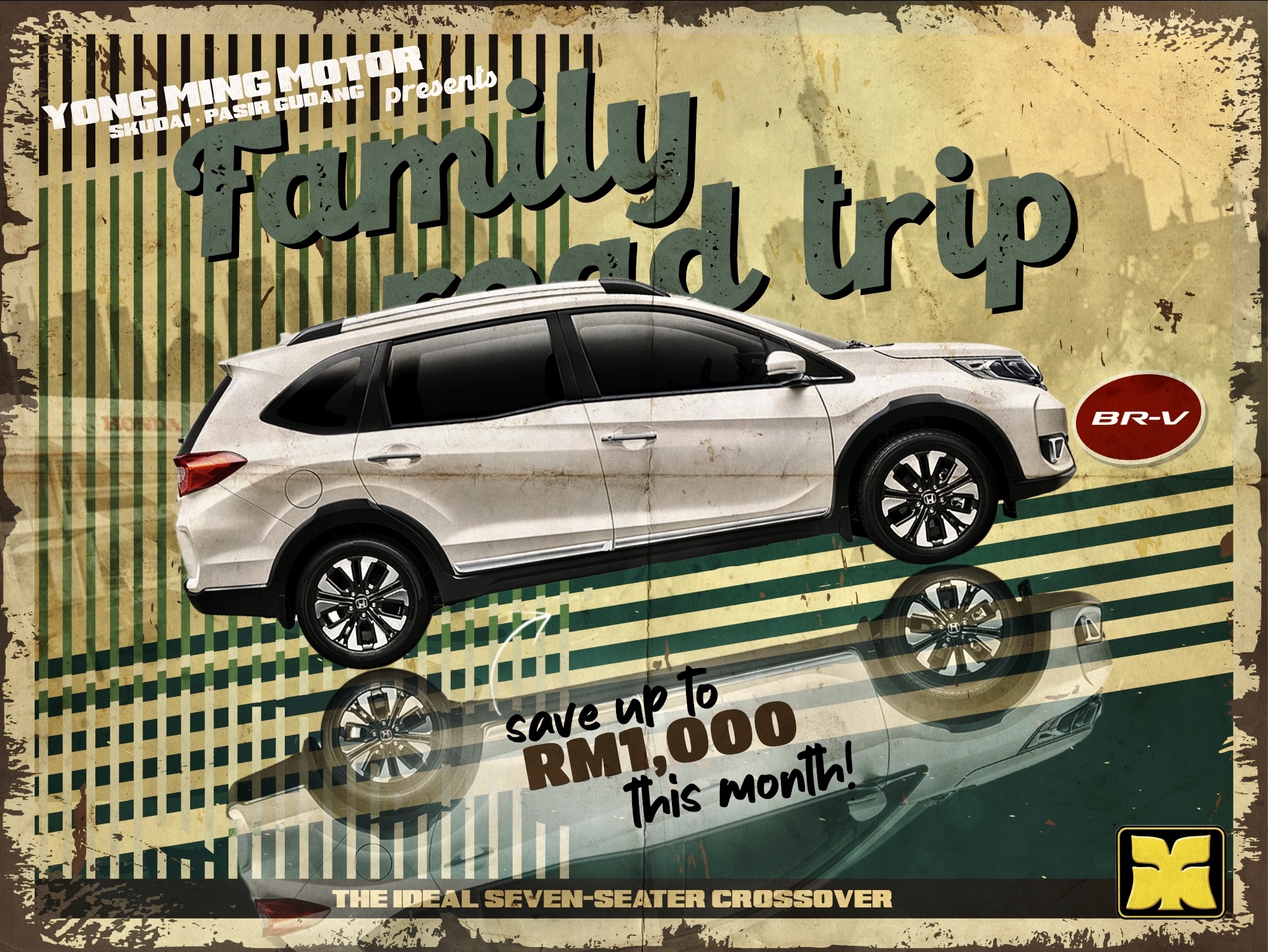 Retro Funky Ride Yong Ming Honda Malaysia August 2022 Promotion Honda BRV