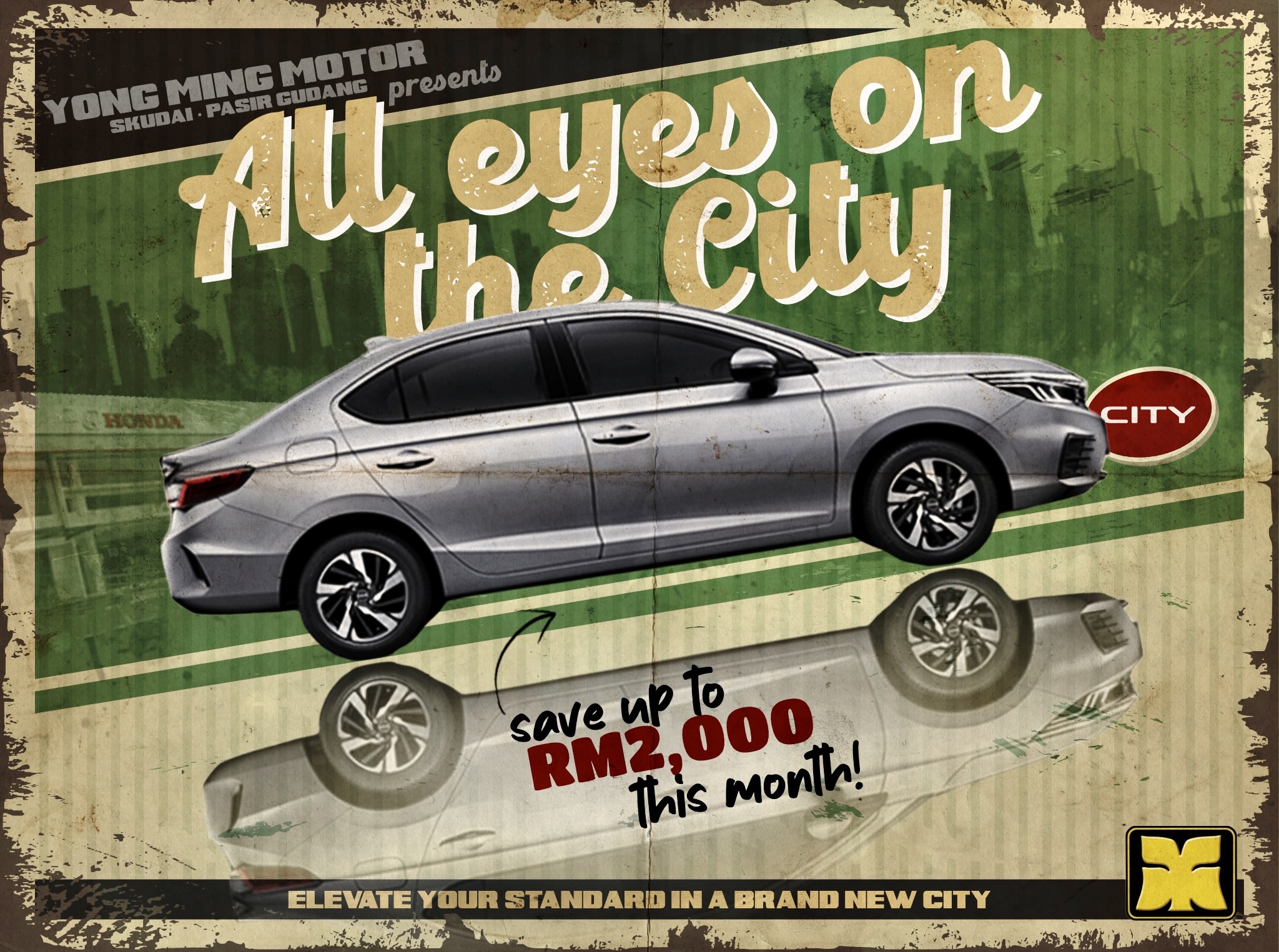 Retro Funky Ride Yong Ming Honda Malaysia August 2022 Promotion Honda City