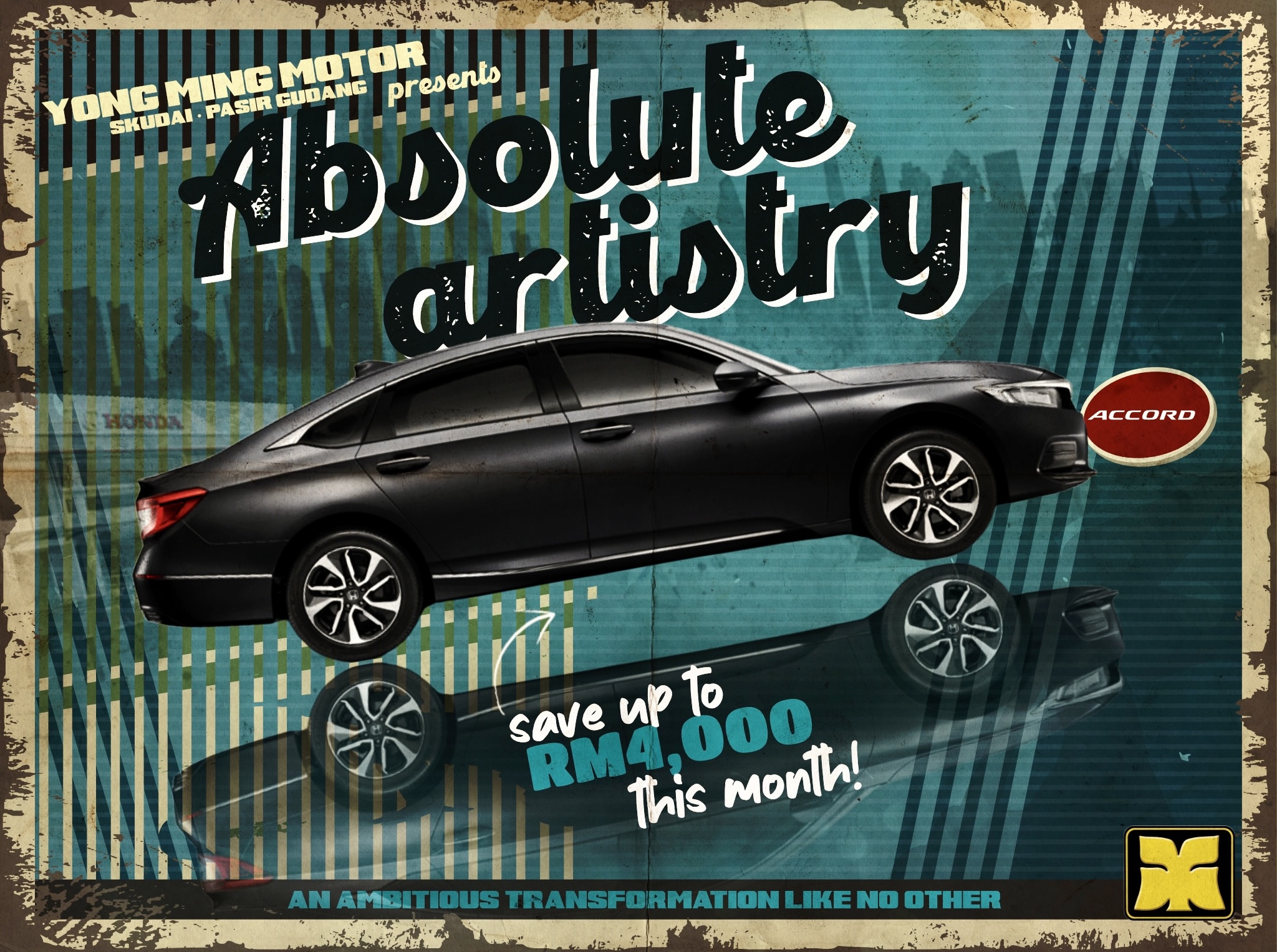 Retro Funky Ride Yong Ming Honda Malaysia August 2022 Promotion Honda Accord