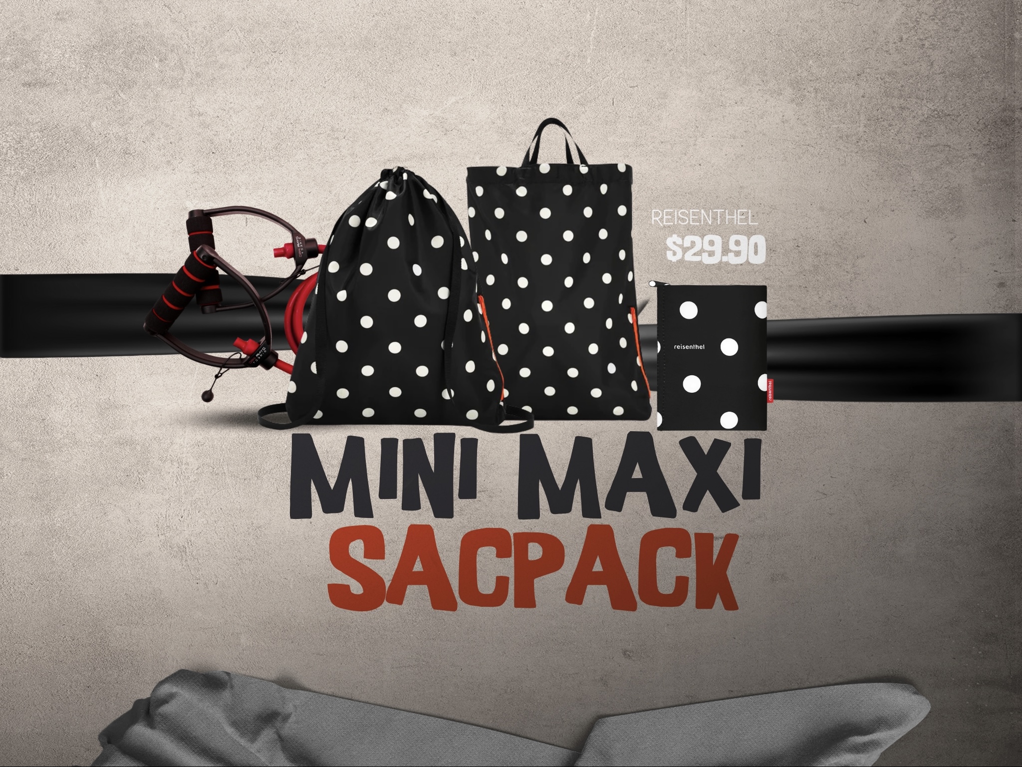 Half Past Nine Reisenthel Singapore Mini Maxi Sacpack