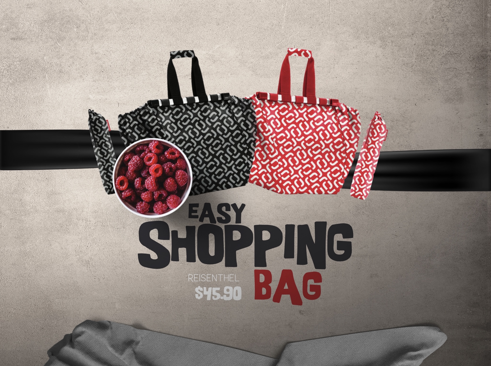Half Past Nine Reisenthel Singapore Easy Shopping Bag