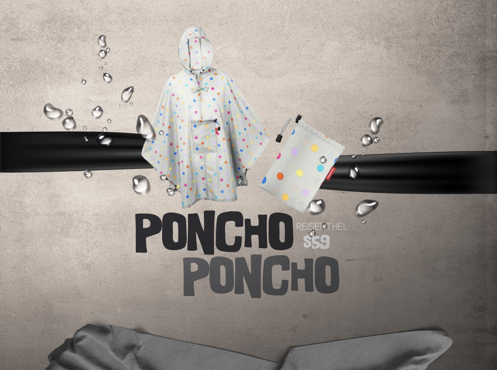 Half Past Nine Reisenthel Singapore Mini Maxi Poncho