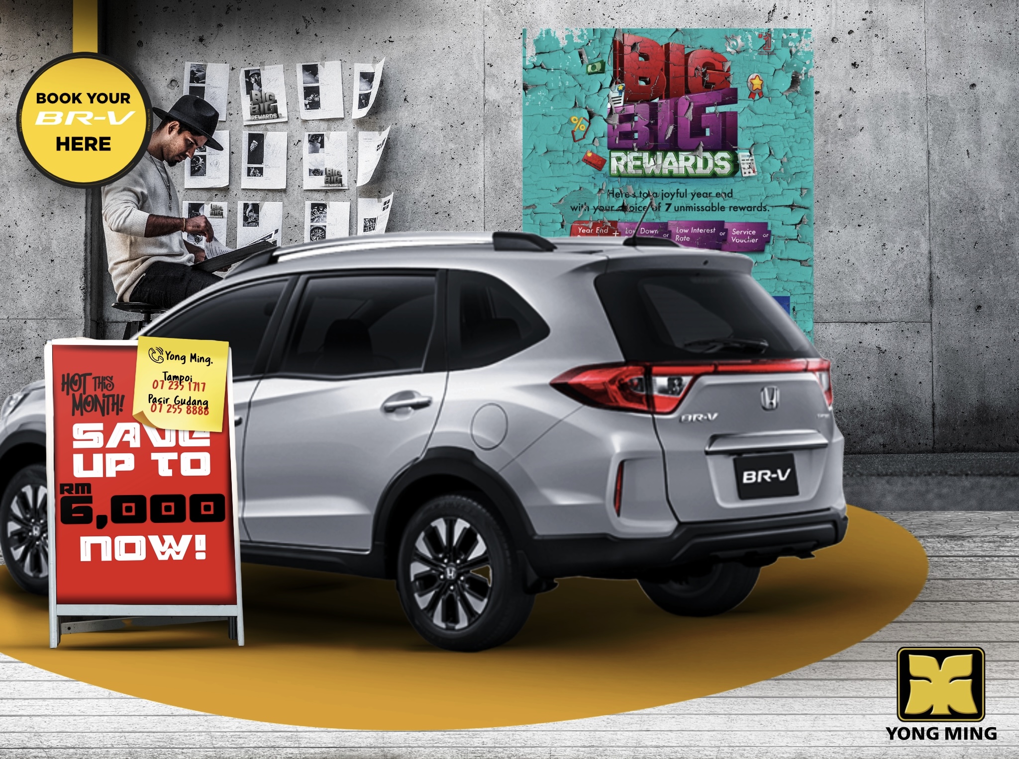 Sidewalk Shuffle Yong Ming Honda Malaysia November 2022 Promotion Honda BRV