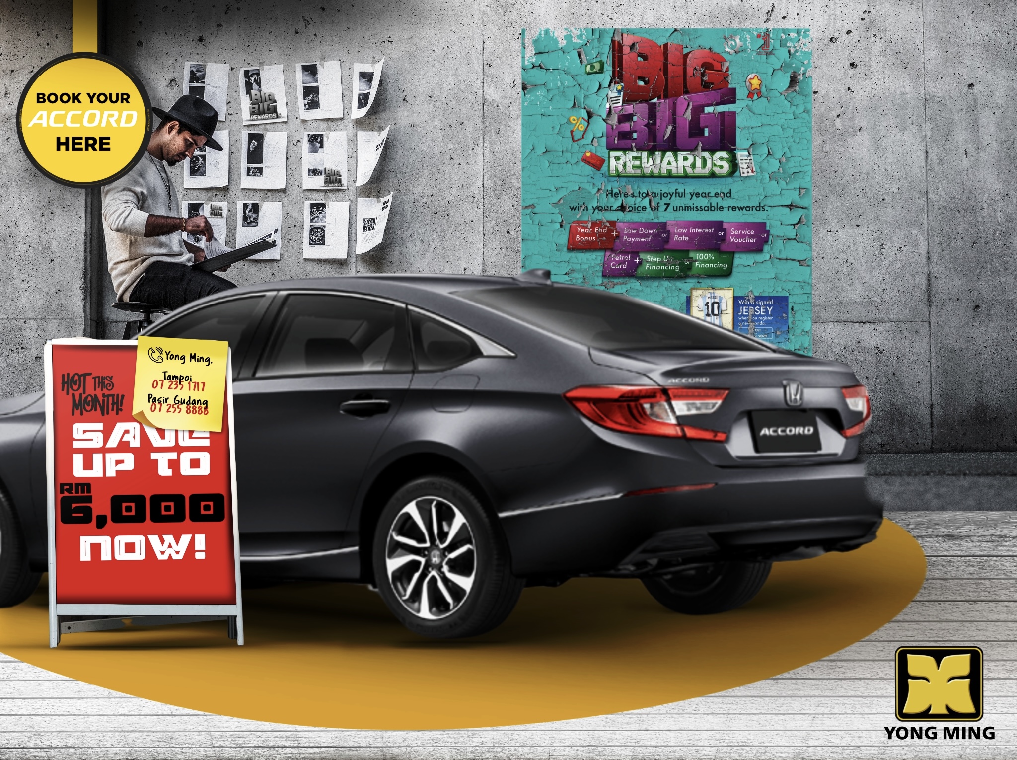 Sidewalk Shuffle Yong Ming Honda Malaysia November 2022 Promotion Honda Accord